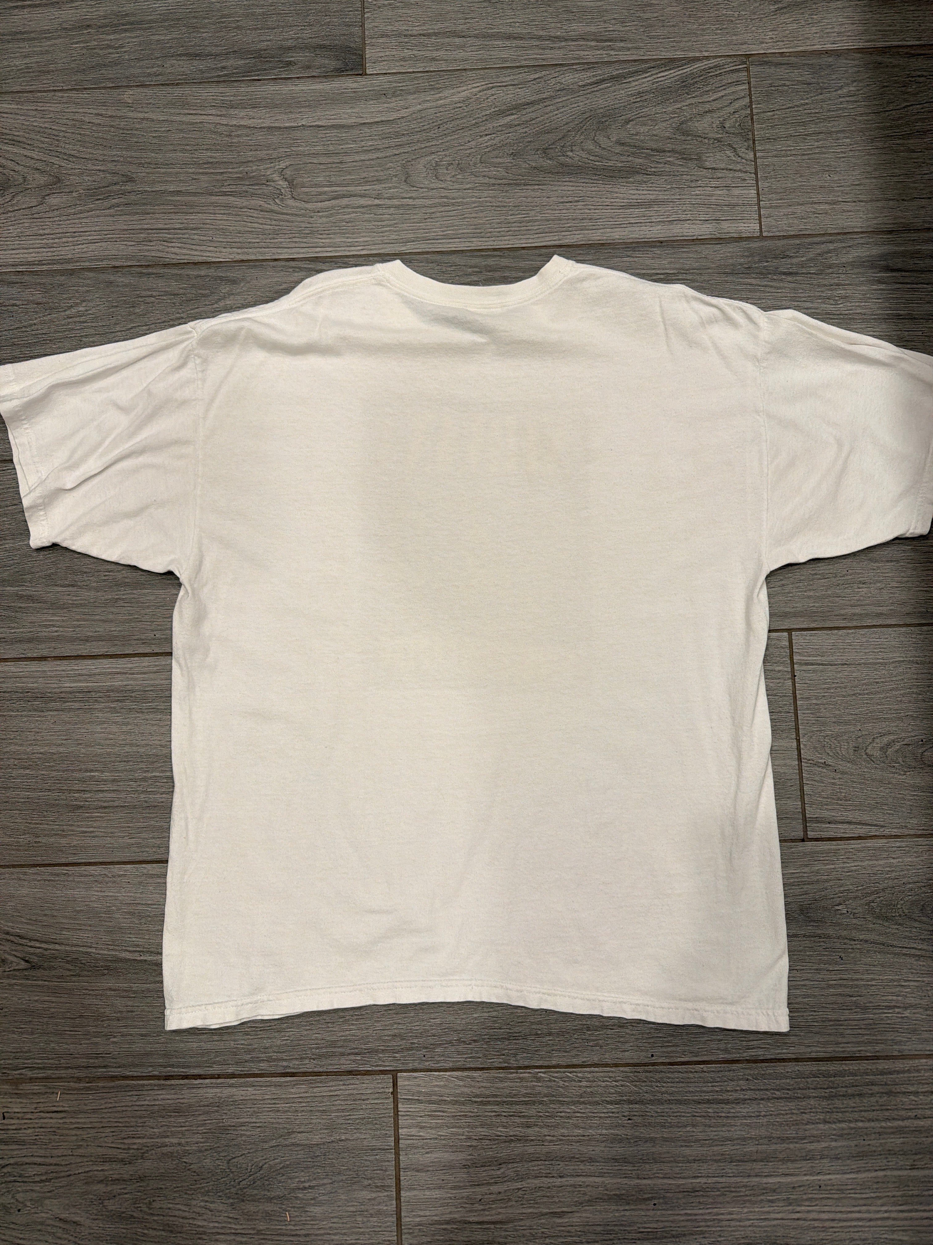 00s Nirvana Live at Reading Kurt Cobain Grohl White T-Shirt XL