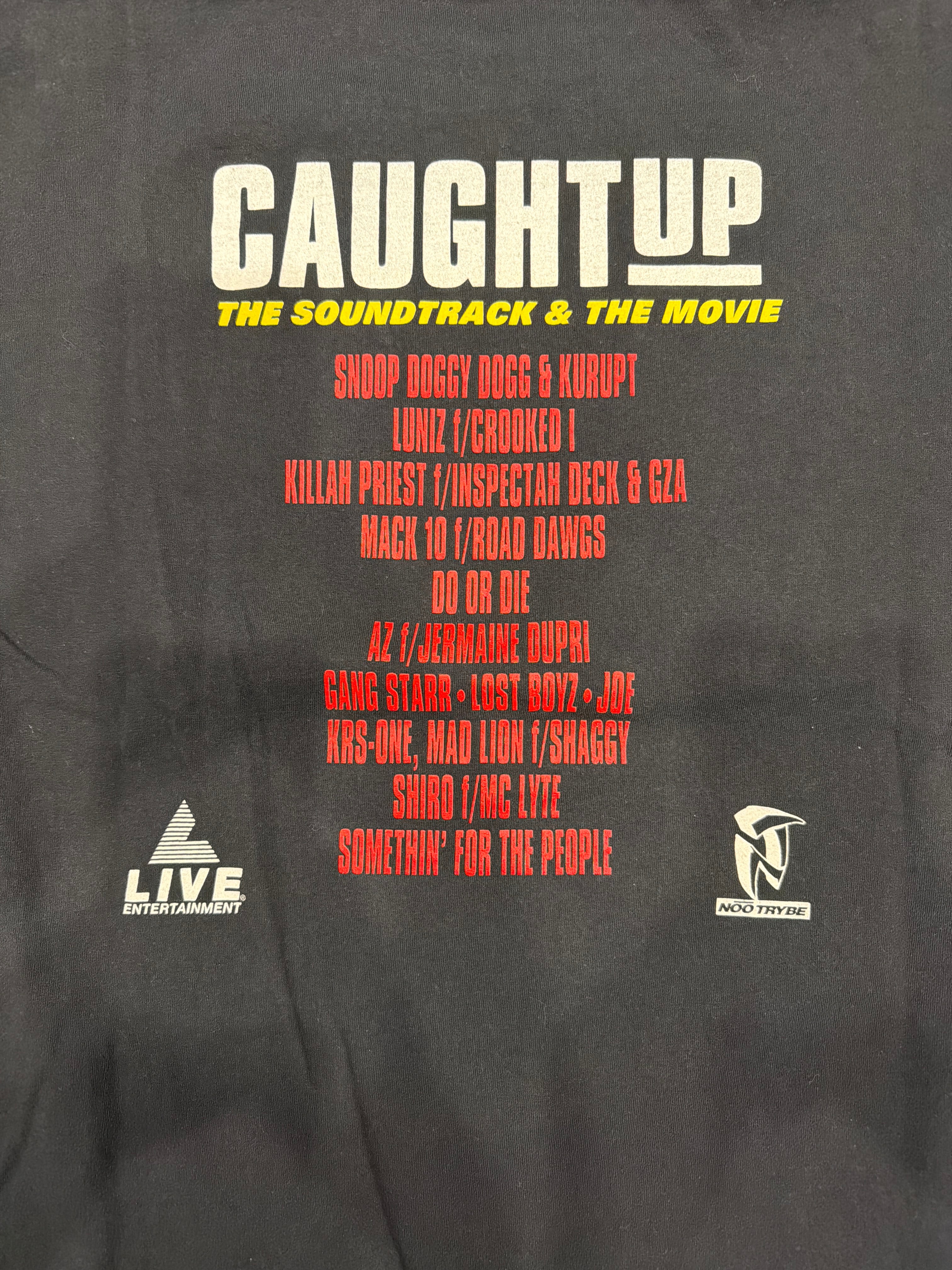 1998 Caught Up Movie T Shirt Rap Snoop Dogg Mack 10 Gang Starr XL