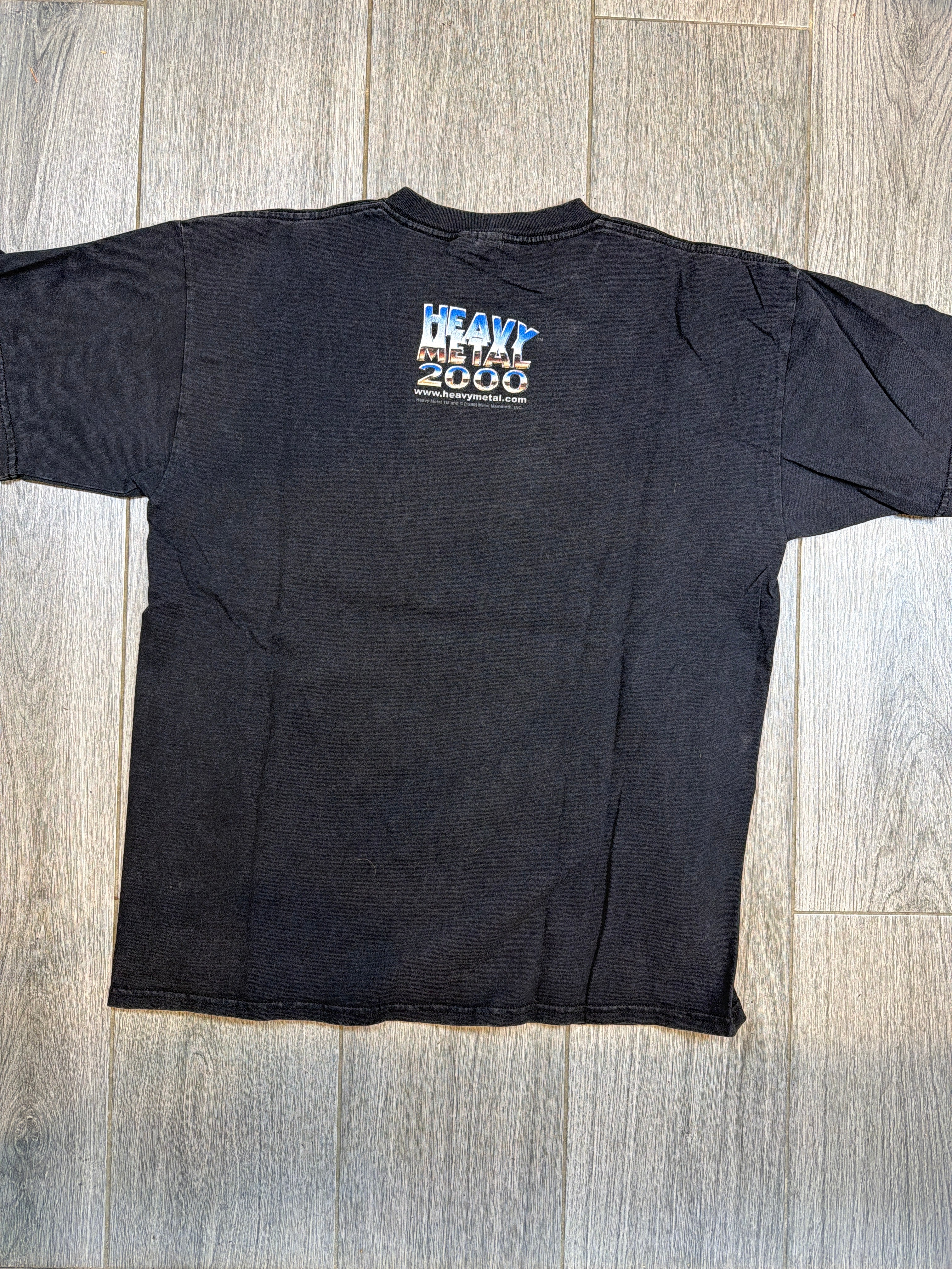 2000 Heavy Metal Film-Promo Winterland Schwarzes T-Shirt XL