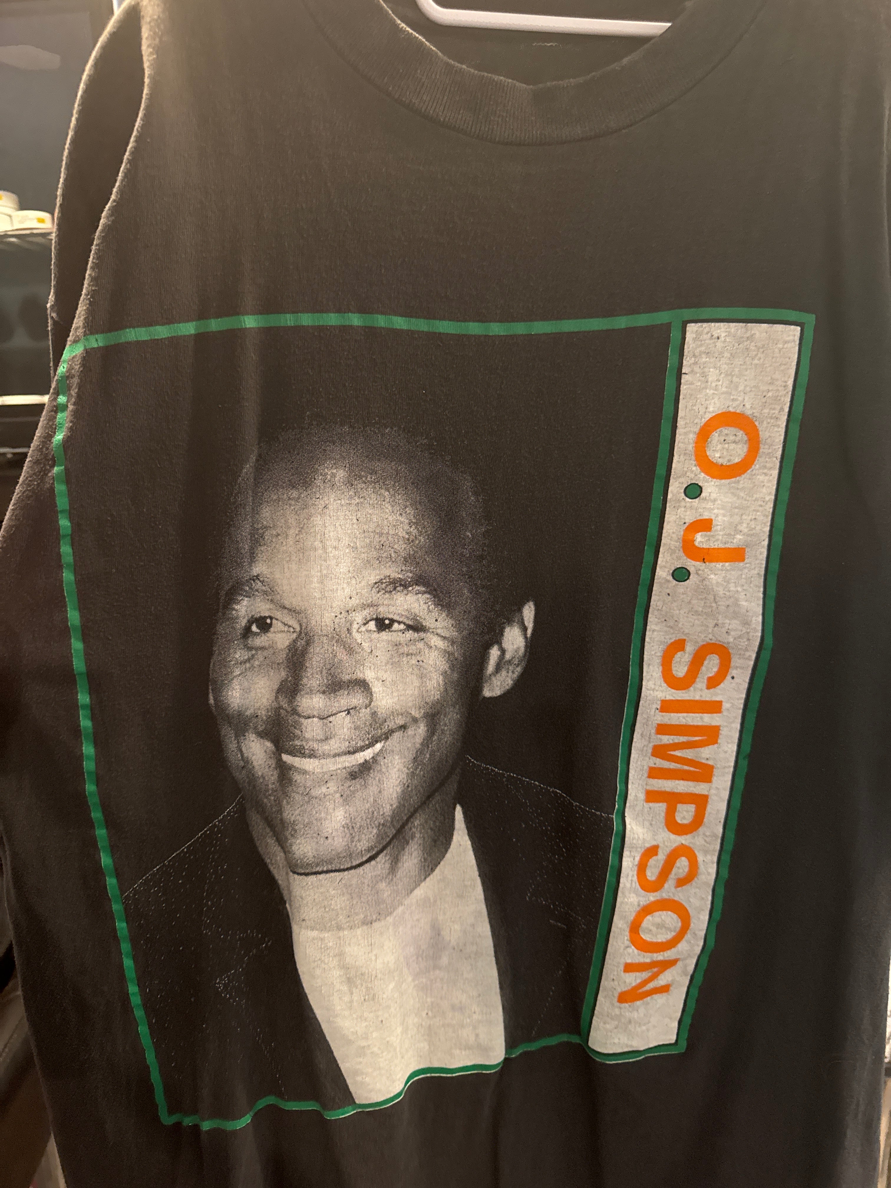 90s OJ Simpson Free OJ 2XL Faded Single Stitch