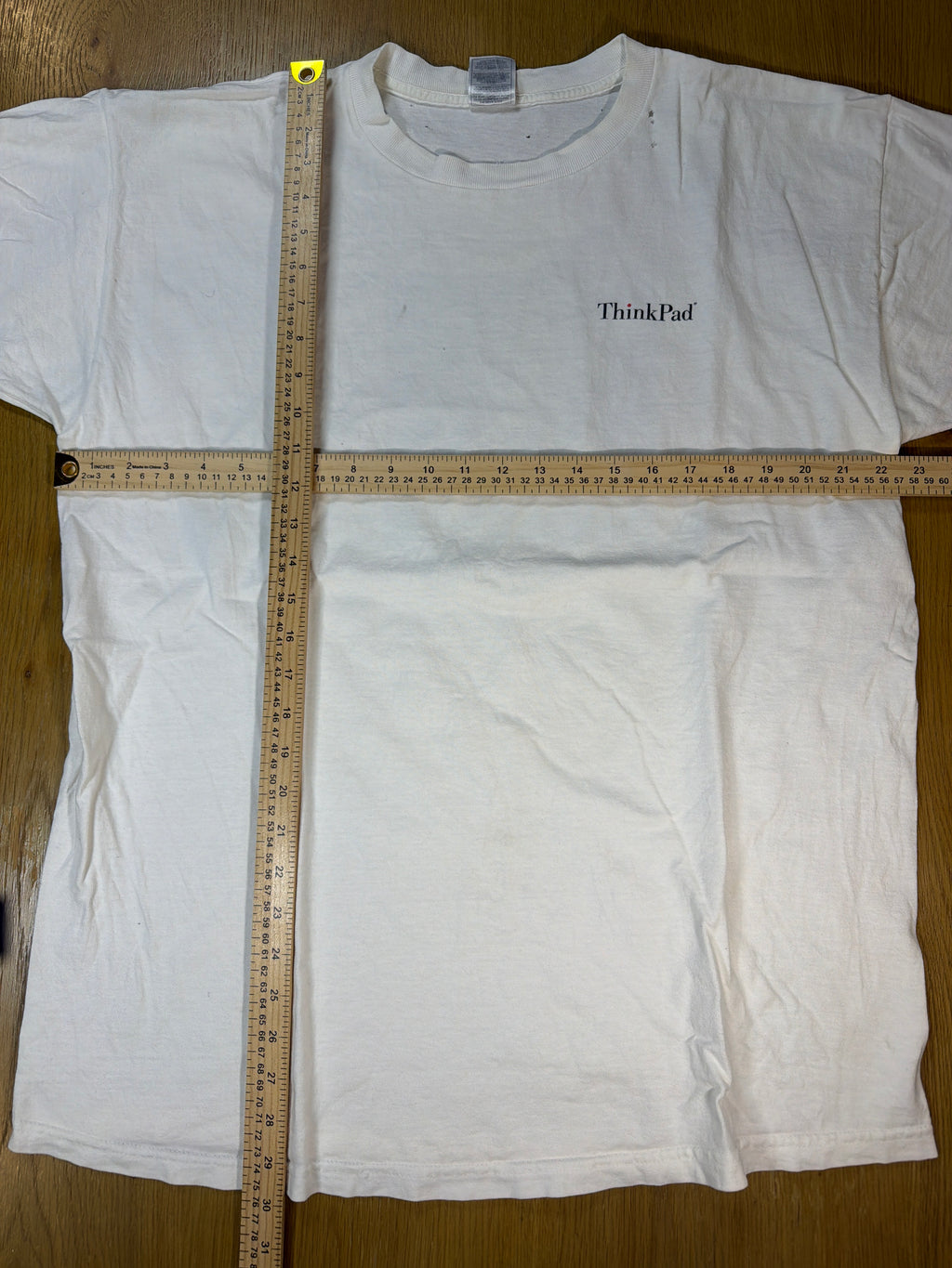 IBM Thinkpad Vintage Tech White T-Shirt XL