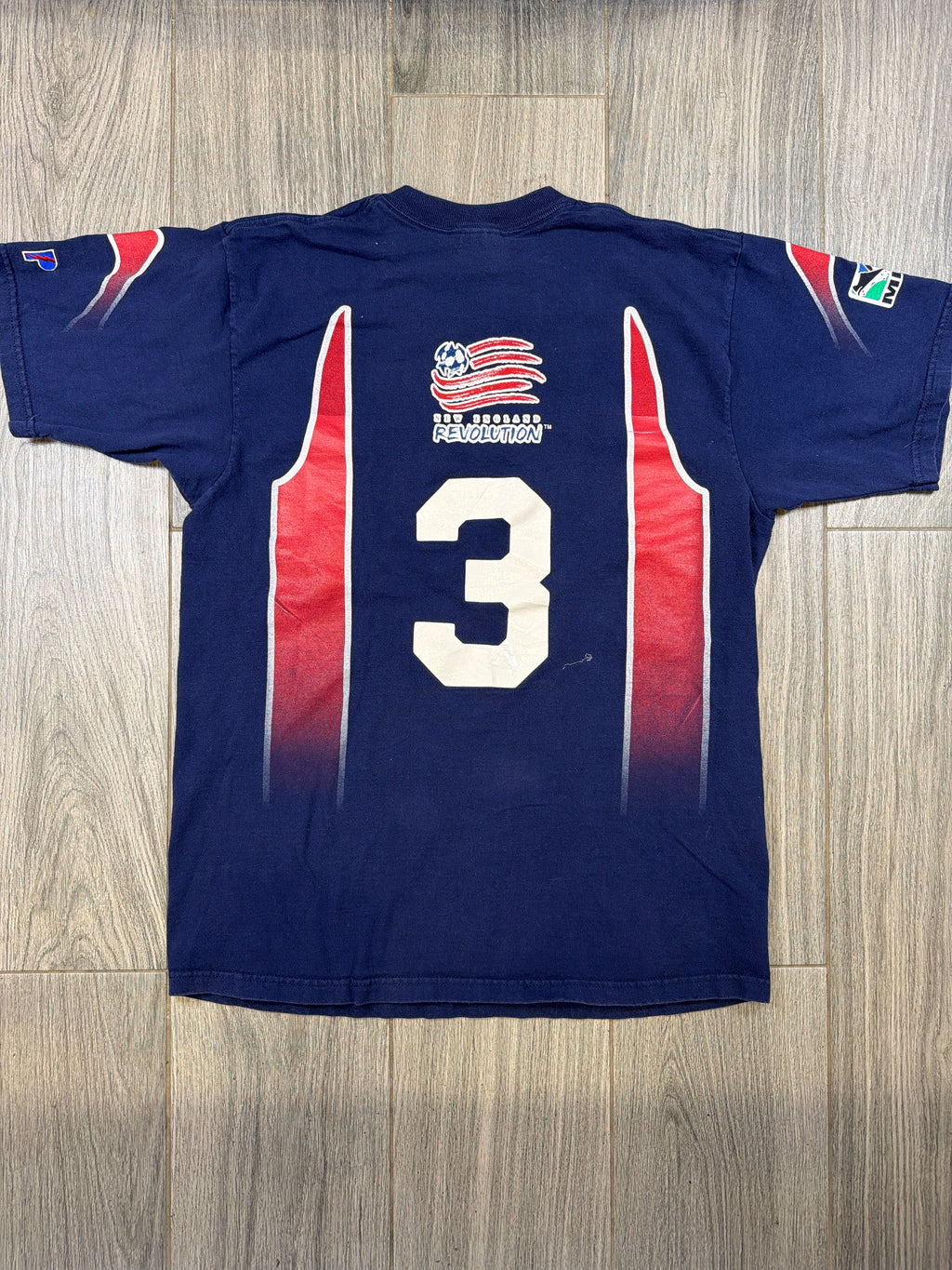 New England USA Iain Fraser Revolution Futball Soccer Pro Player Large