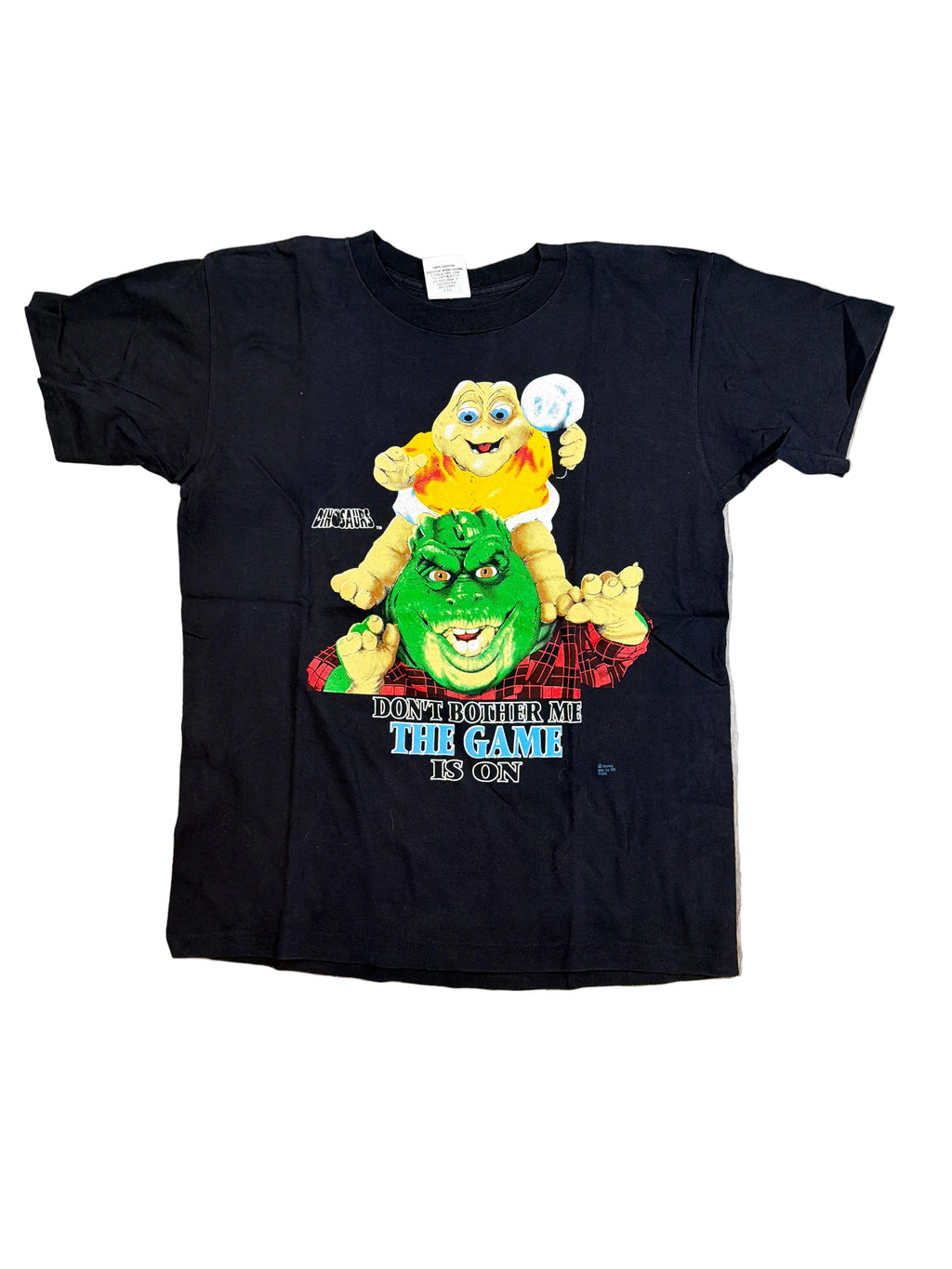 90s Dinosaurs TV Show SSI Tag T-Shirt Large