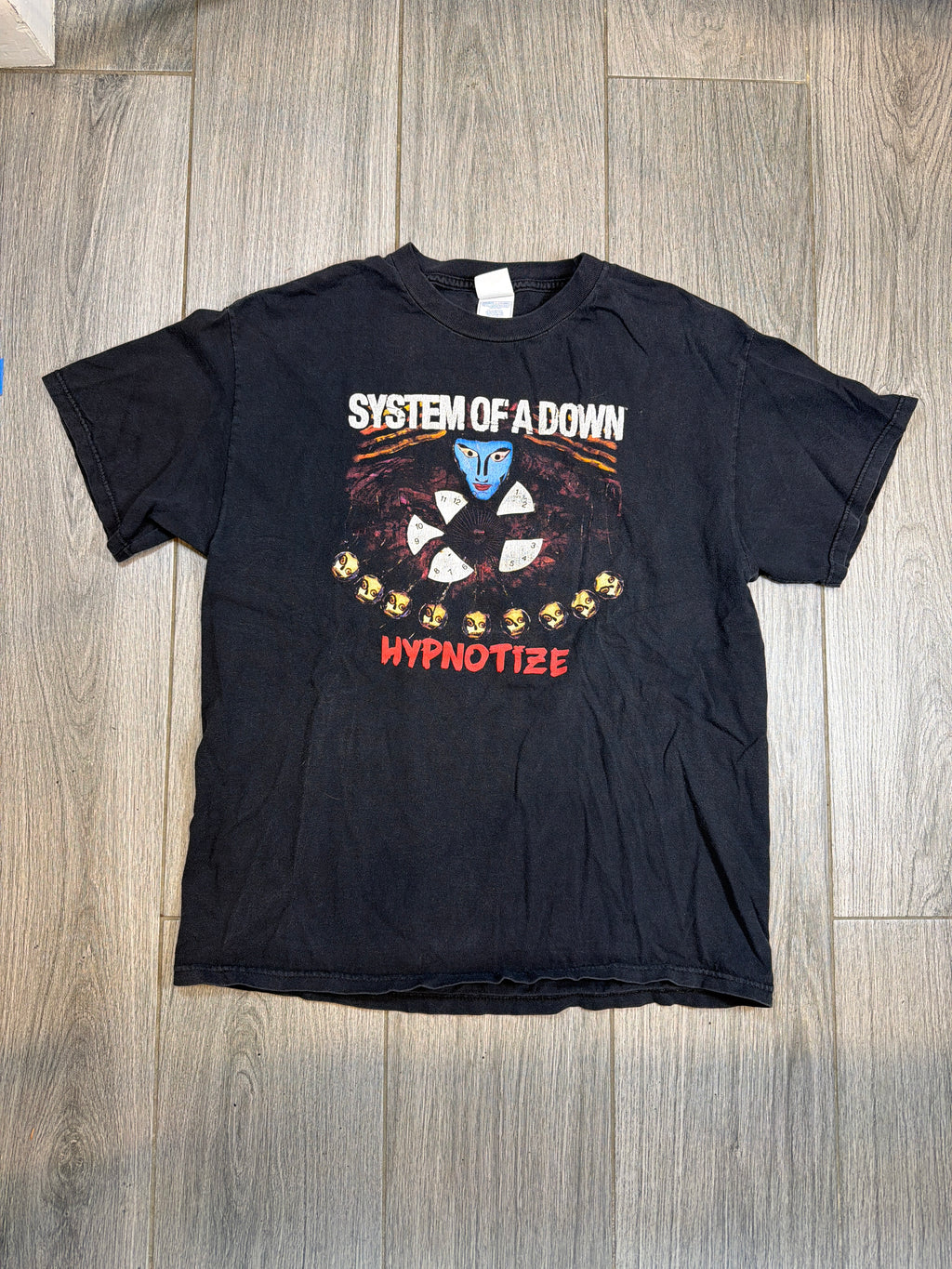 2000s System of a Down 'Hypnotize' Tennessee River T-Shirt Large