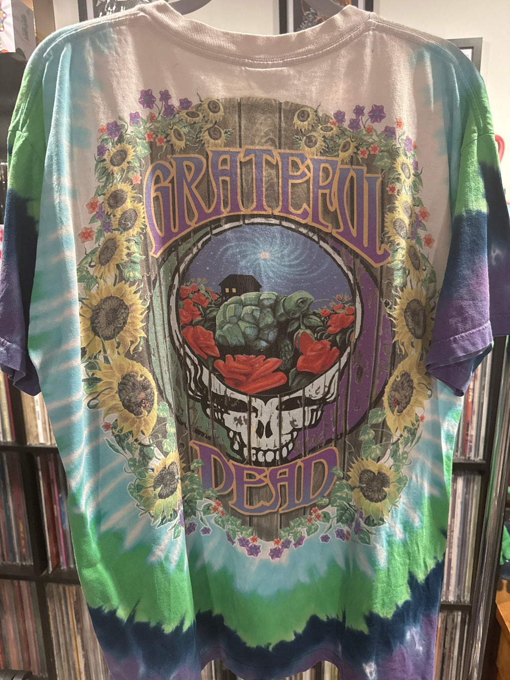 90s Grateful Dead Terrapin Station Liquid Blue XL Tie Dye