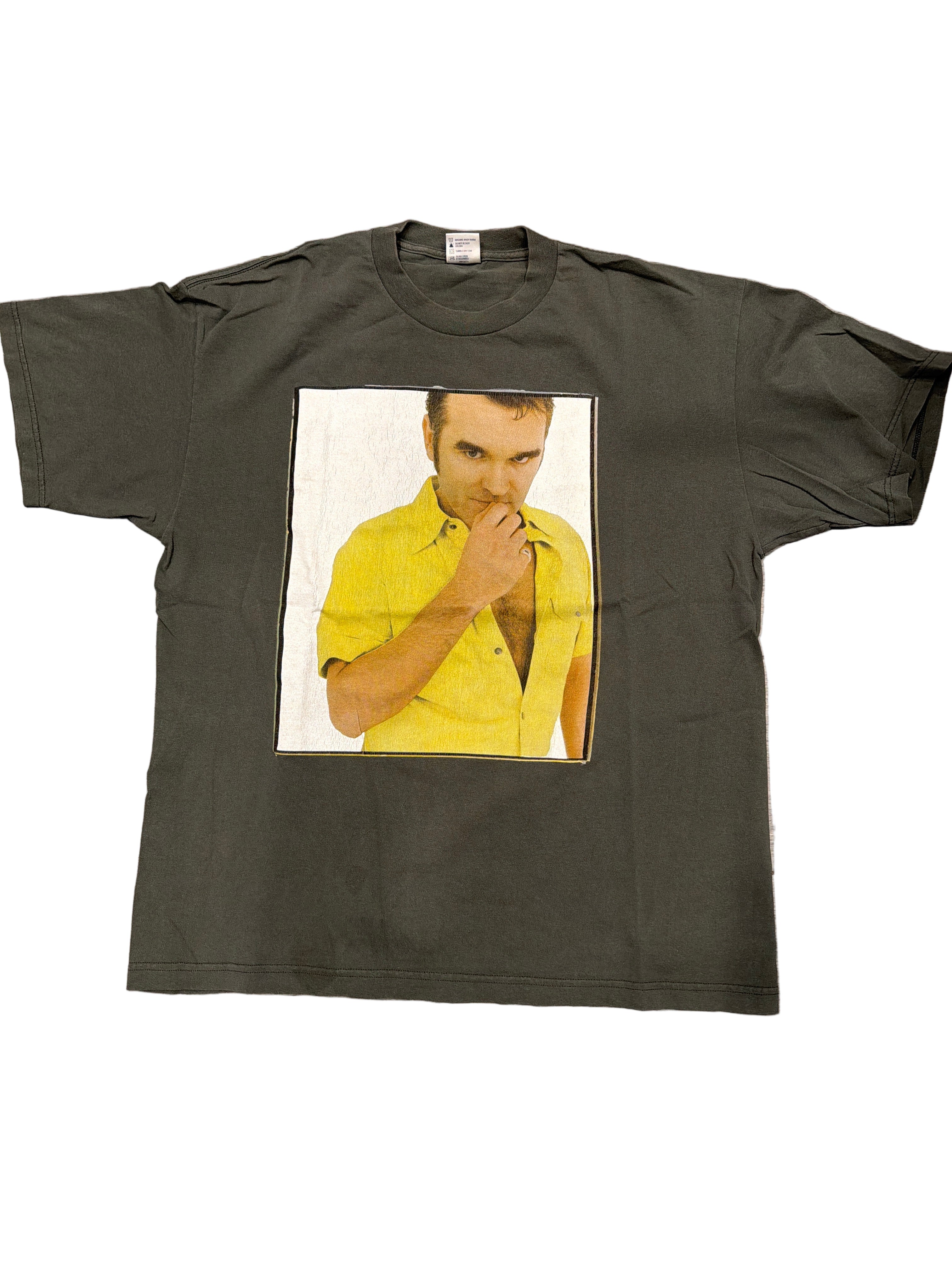 90s Morrissey Oye Esteban Tour Brown/Green T-Shirt Smiths XL