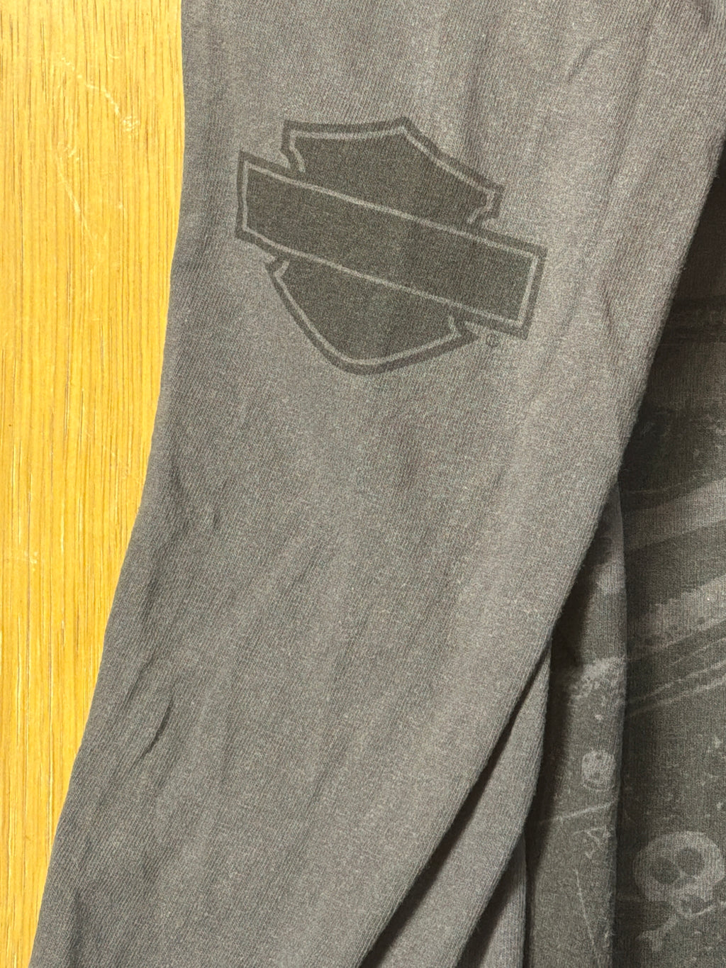 Harley Davidson Gray Longsleeve T-Shirt Medium