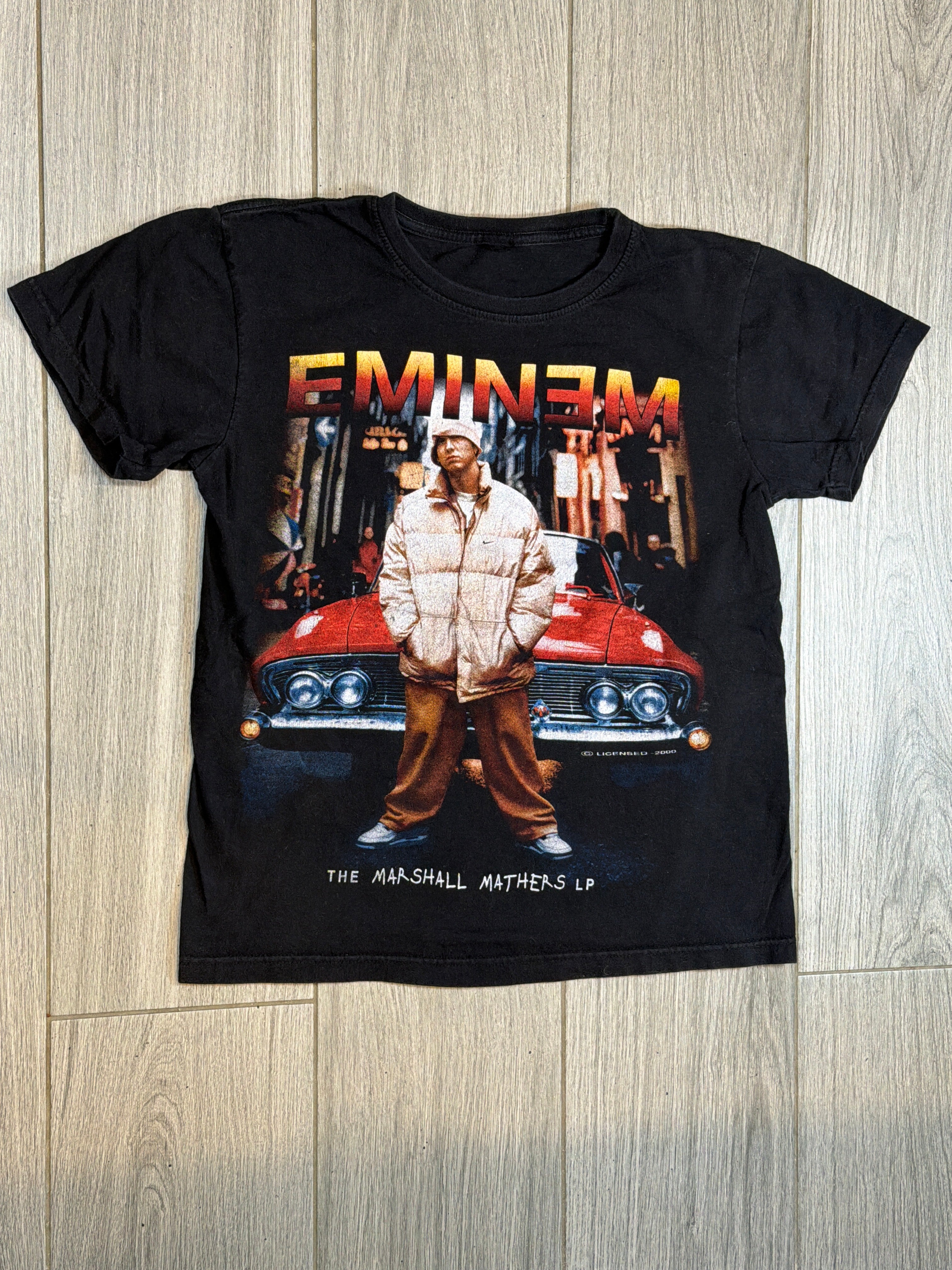 2000 Eminem Marshall Mathers LP Vintage Double Sided T-Shirt Medium
