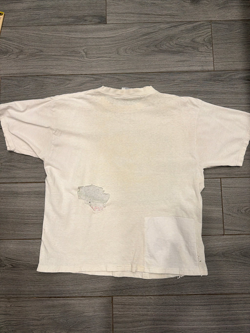 1995 Nirvana MTV Unplugged New York Live Thrashed Repaired T-Shirt XL