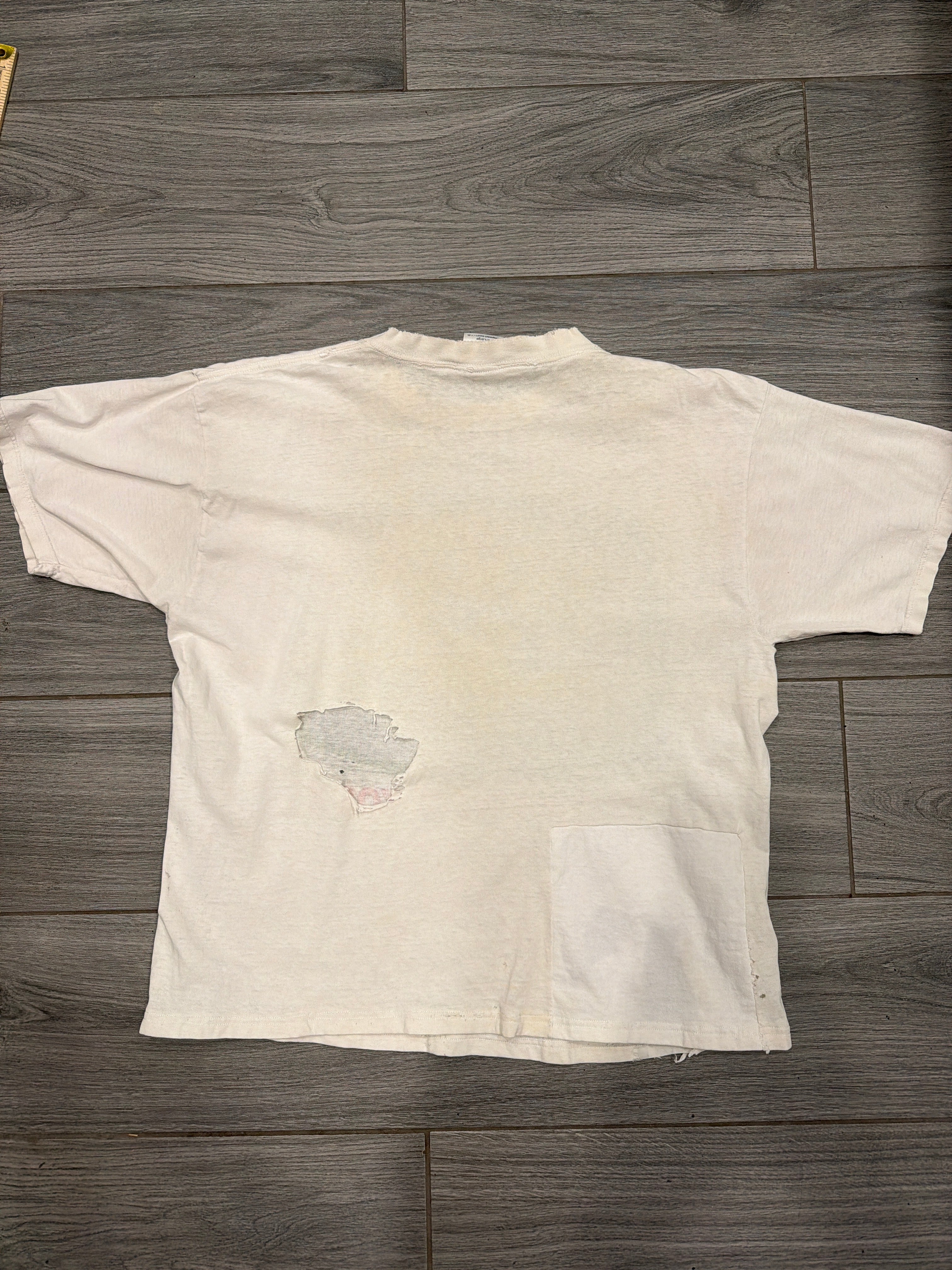 1995 Nirvana MTV Unplugged New York Live Thrashed Repaired T-Shirt XL