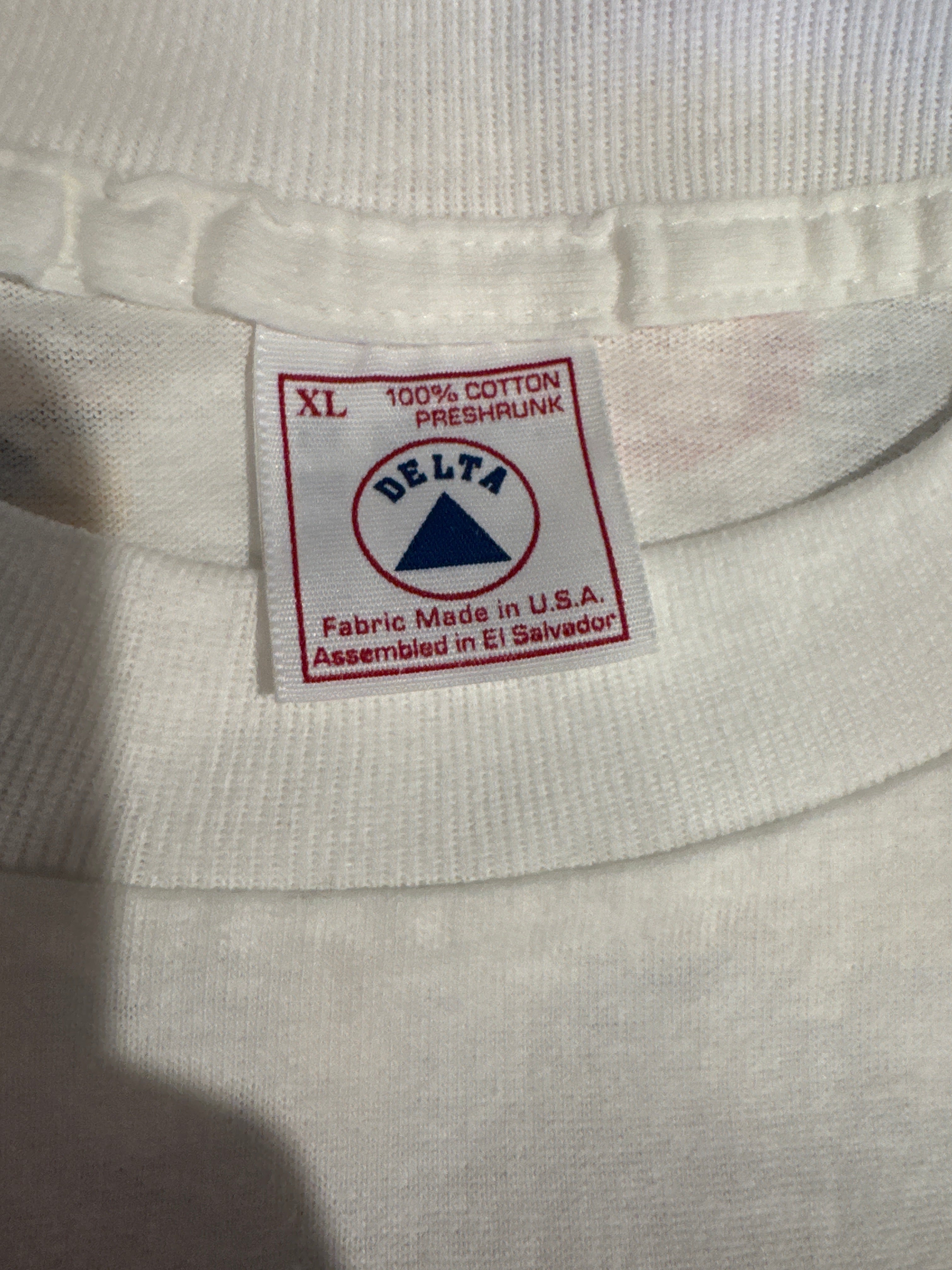 Absolute Graffiti Grateful Dead Bear 90s Delta Double Sided White T-Shirt XL