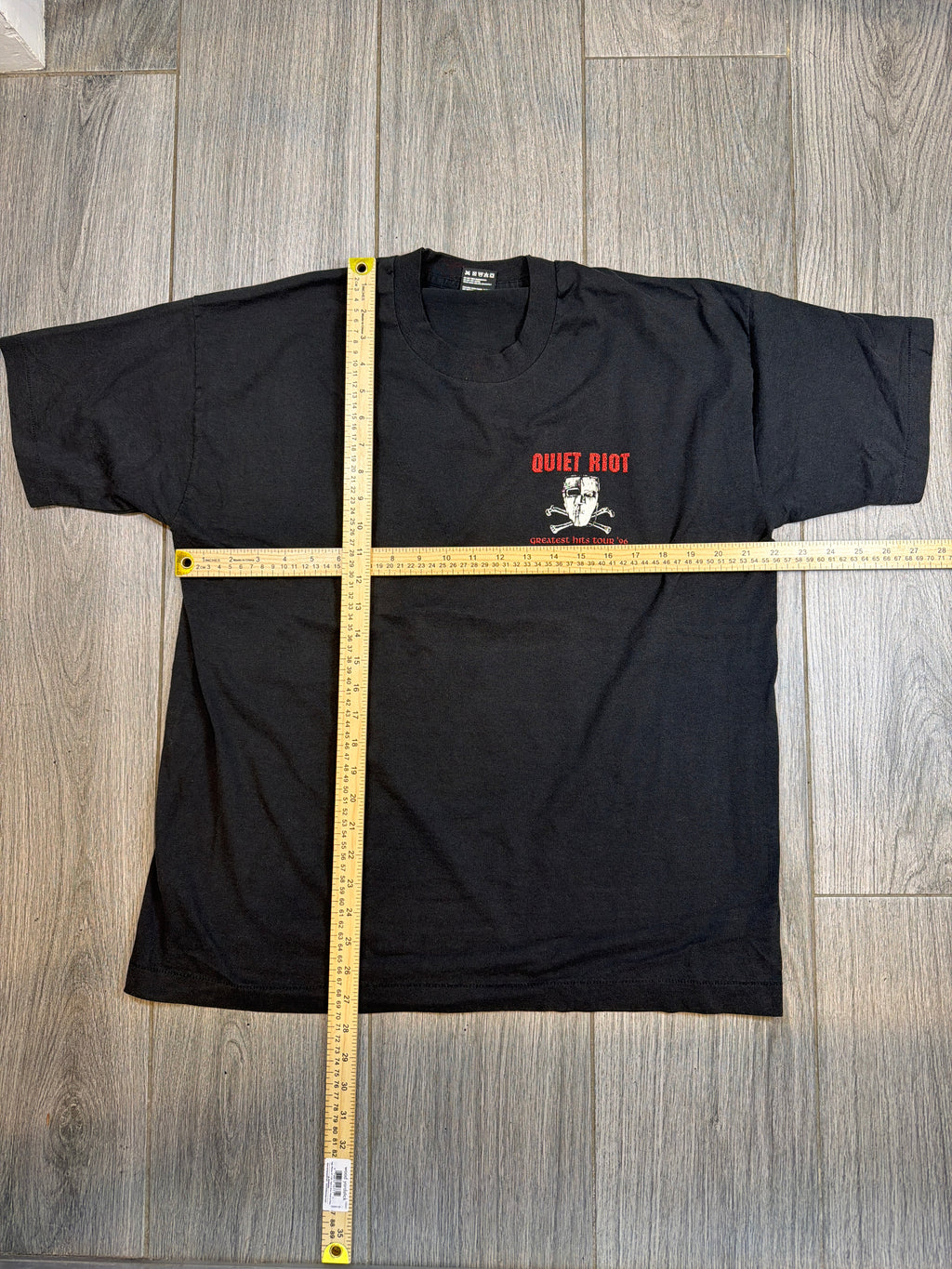 1996 Quiet Riot The Buck Stops Here FOTL Black T-Shirt XL