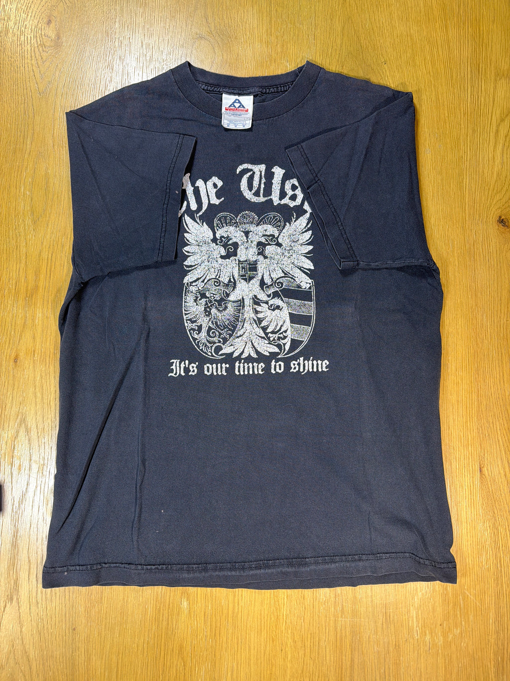 The Used Our Time To Shine Y2K Punk Band Black T-Shirt Medium