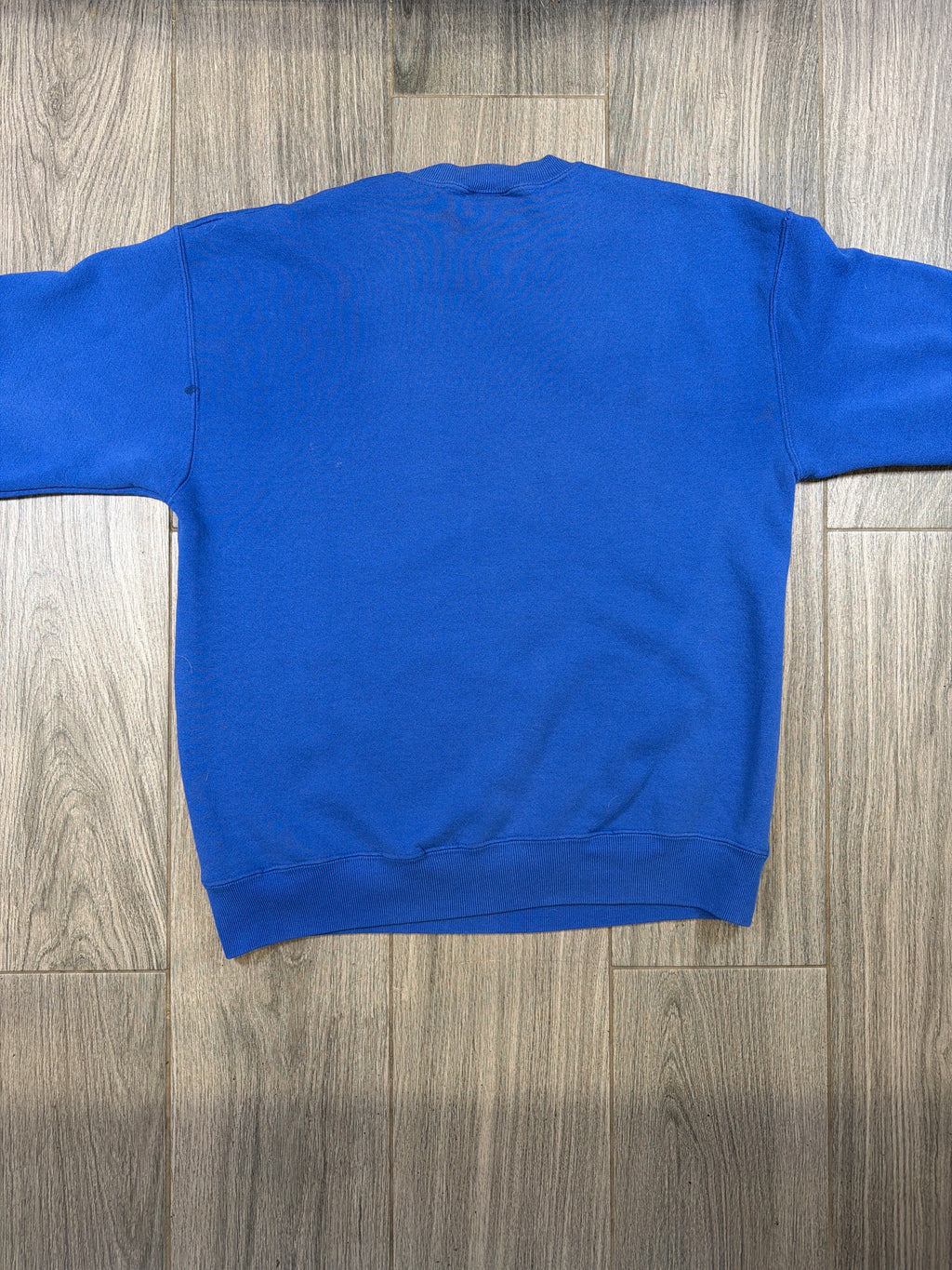 New York Bills Bryce Paup #55 NFL Football 90s Blue Crewneck Sweatshirt Large