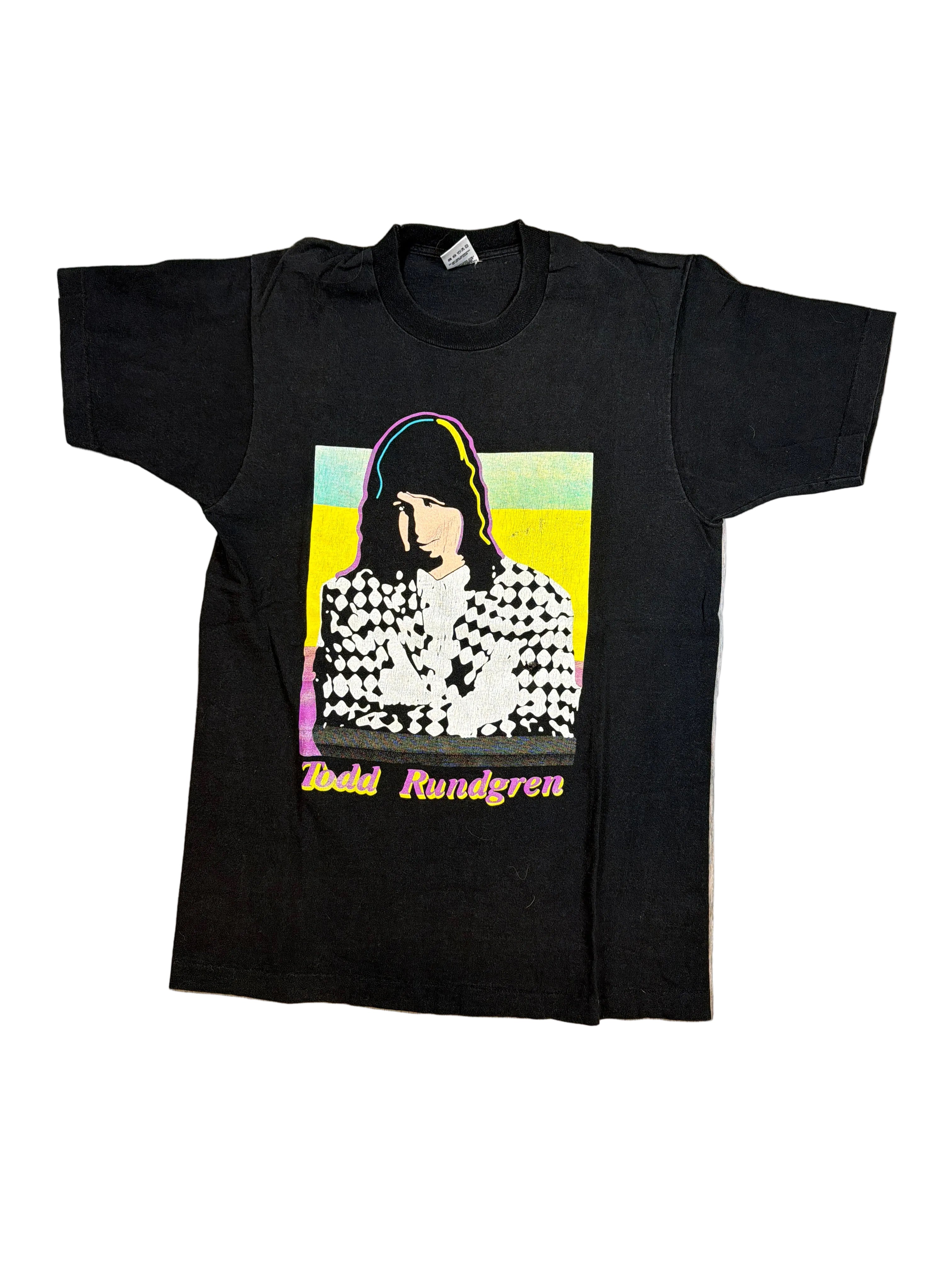 1991 Todd Rundgren '2nd Wind' Tour FOTL Black T-Shirt Large