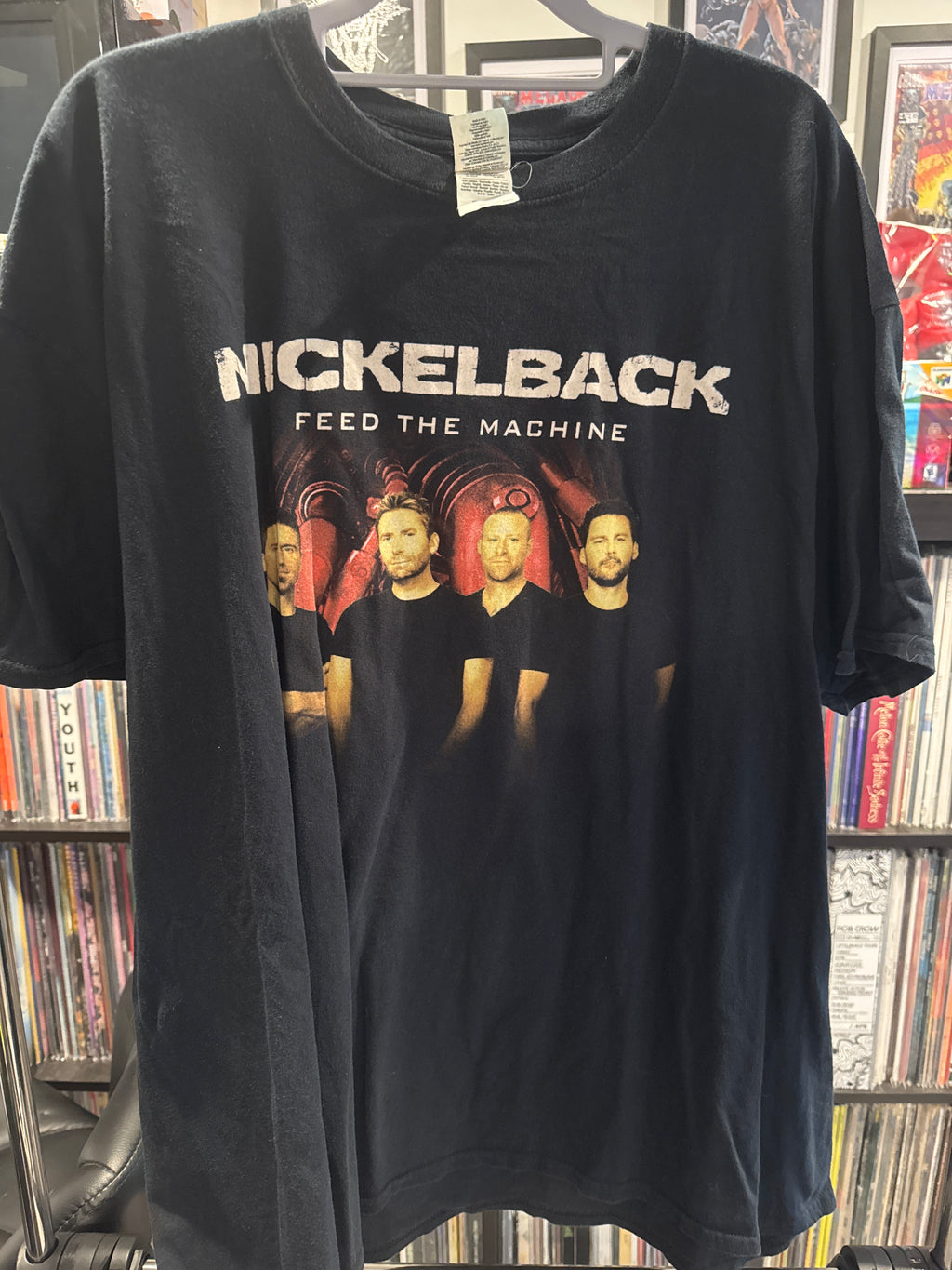 2017 Nickelback Feed the Machine Tour T Shirt Black 2xl Gildan