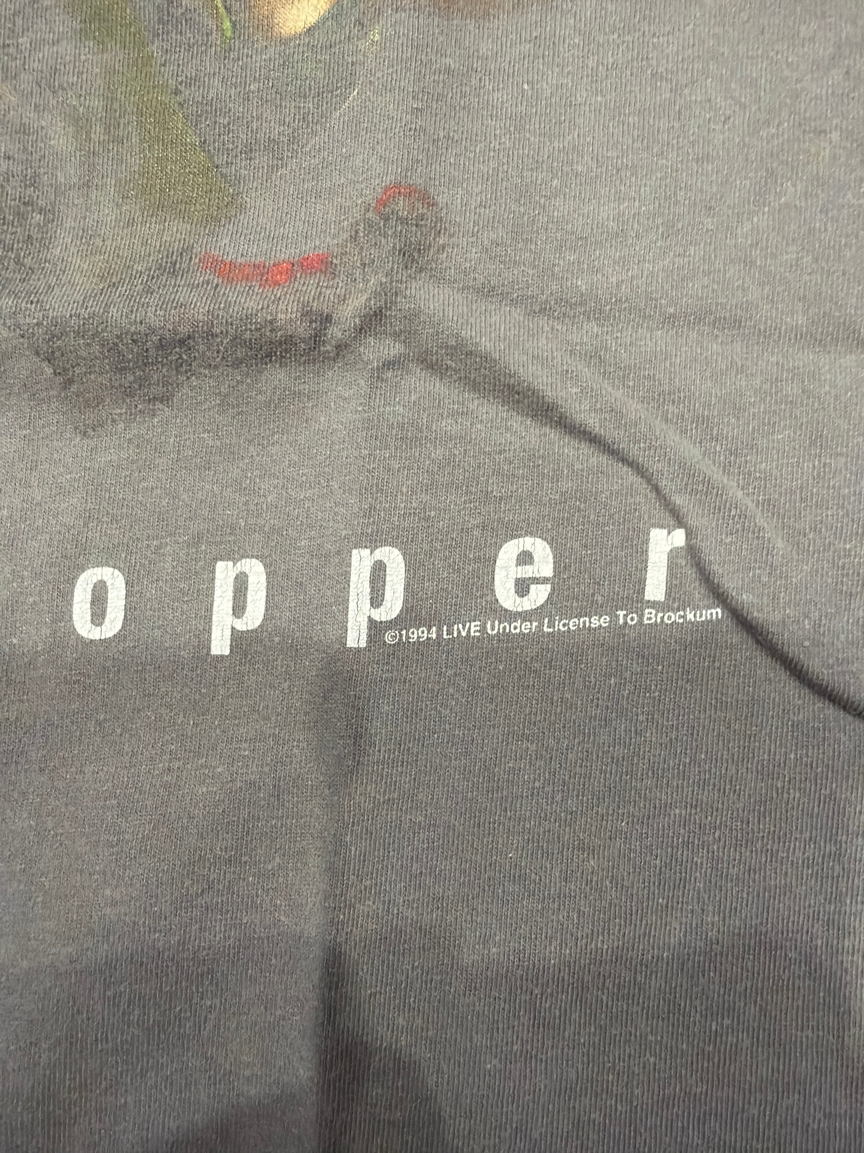 1995 Live Band Throwing Copper Tour Dates Grey T-Shirt XL