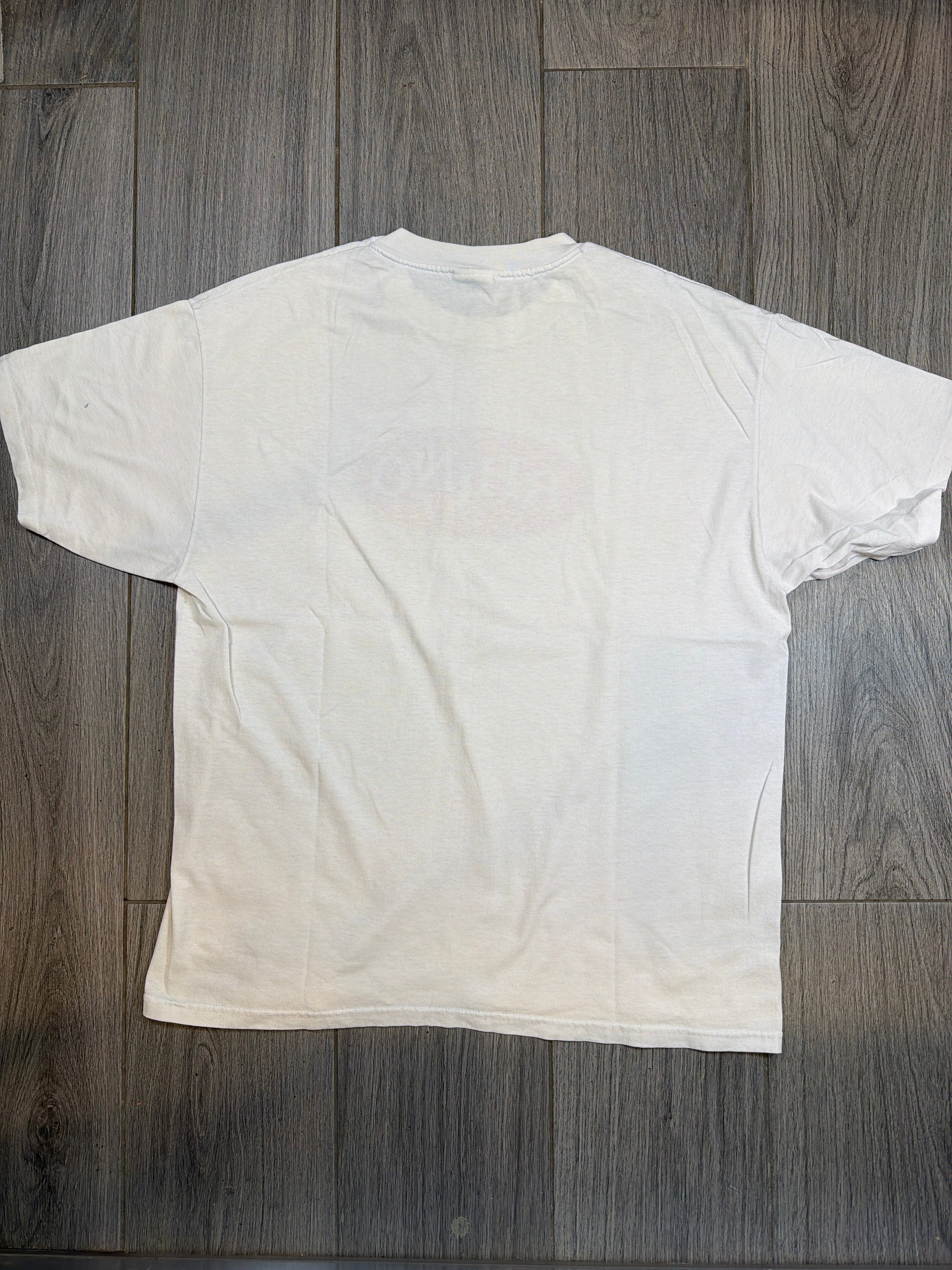 90s Rhino Records Promotional White T-Shirt XL