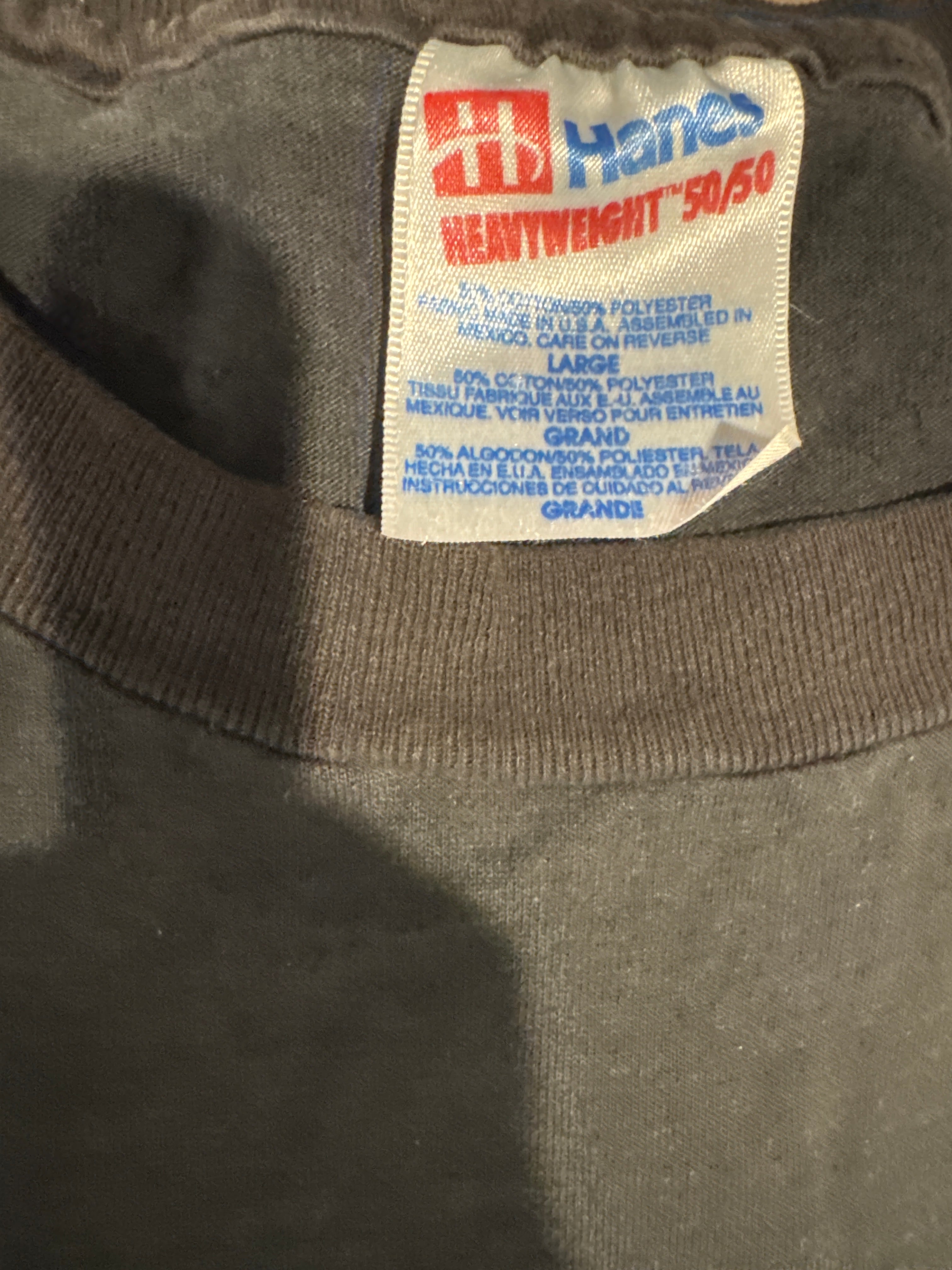 1995 Marilyn Manson 'Smells Like Children' Black T-Shirt Hanes Heavyweight Medium