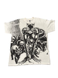 1991 Cat Woman Batman Returns AOP Black/White Catwoman T-Shirt Large