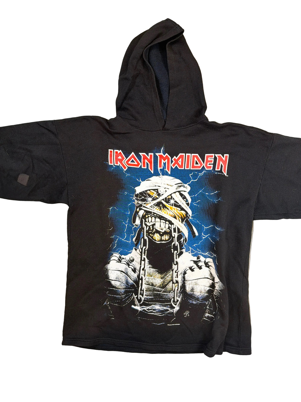 2004 Iron Maiden Eddie Double Sided Black Hoodie XL