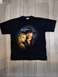 2002 Tim Mcgraw Faith Hill Soul 2 Soul Tour Allsport Black T-Shirt Large