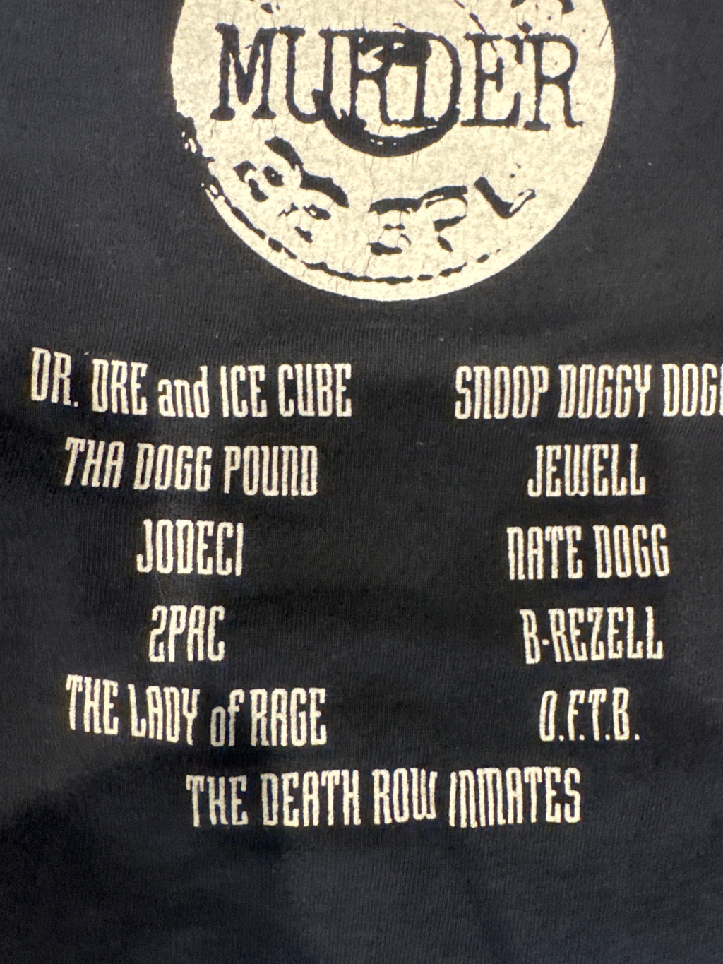 1994 Death Row 'Murder Was the Case' Summer Lockdown 2Pac Snoop Dr Dre XL