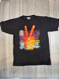 1994 Pepsi Woodstock 94 Full Band List Black T-Shirt Large