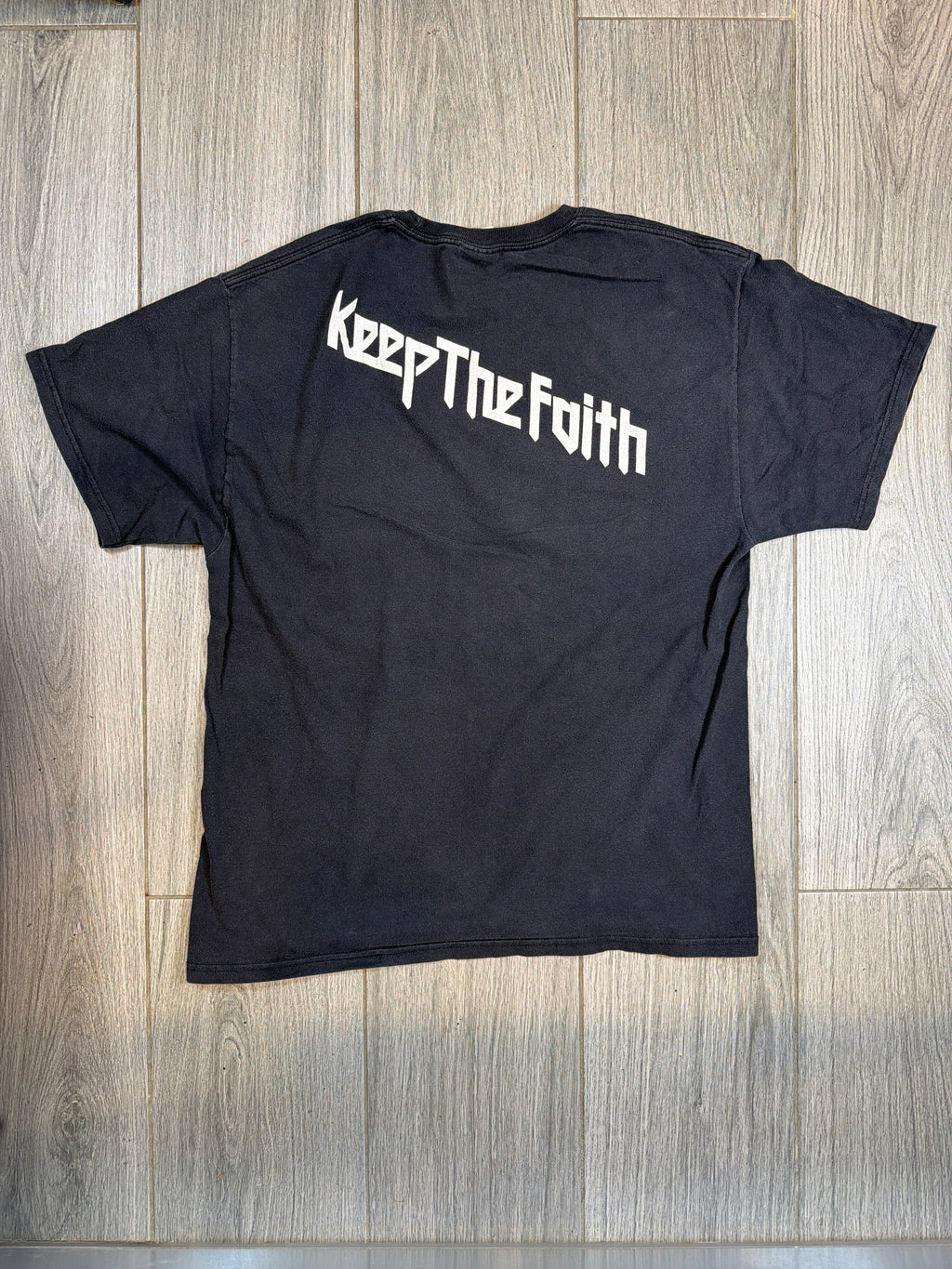 2000s Judas Priest Keep The Faith Band Black British Steel T-Shirt Large