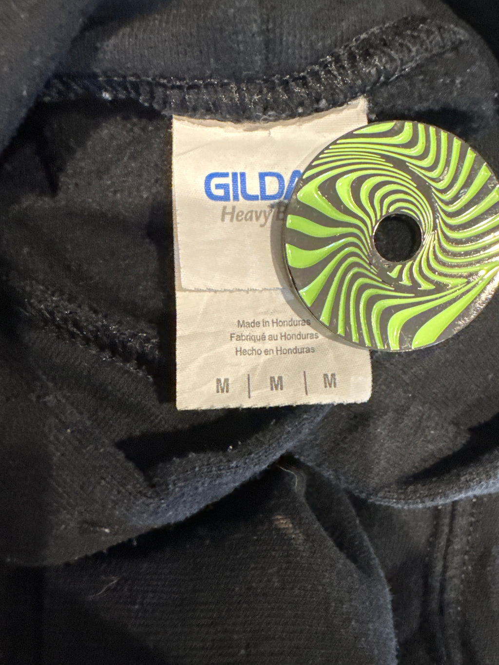 Metallica Ride the Lightning Gildan Black Hoodie Medium