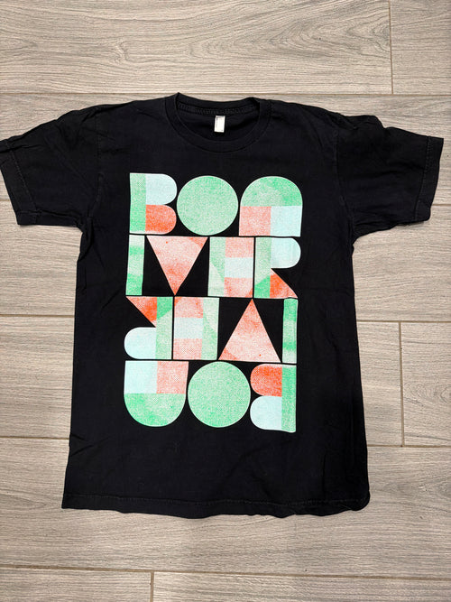 00s Bon Iver Tour American Apparel Black T-Shirt Medium