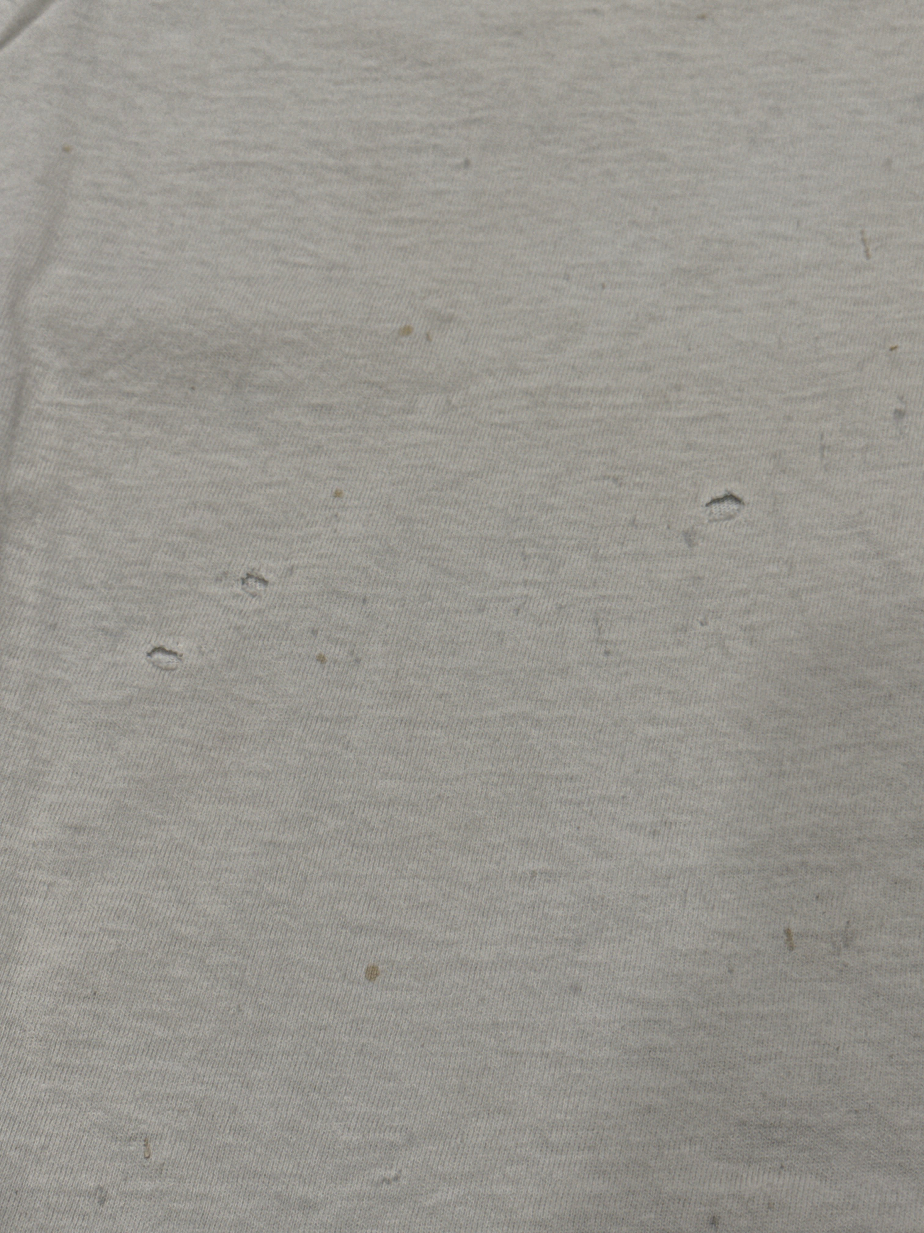 90s Rocky and Bullwinkle Classic Stuff Thrashed Painting White T-Shirt Large