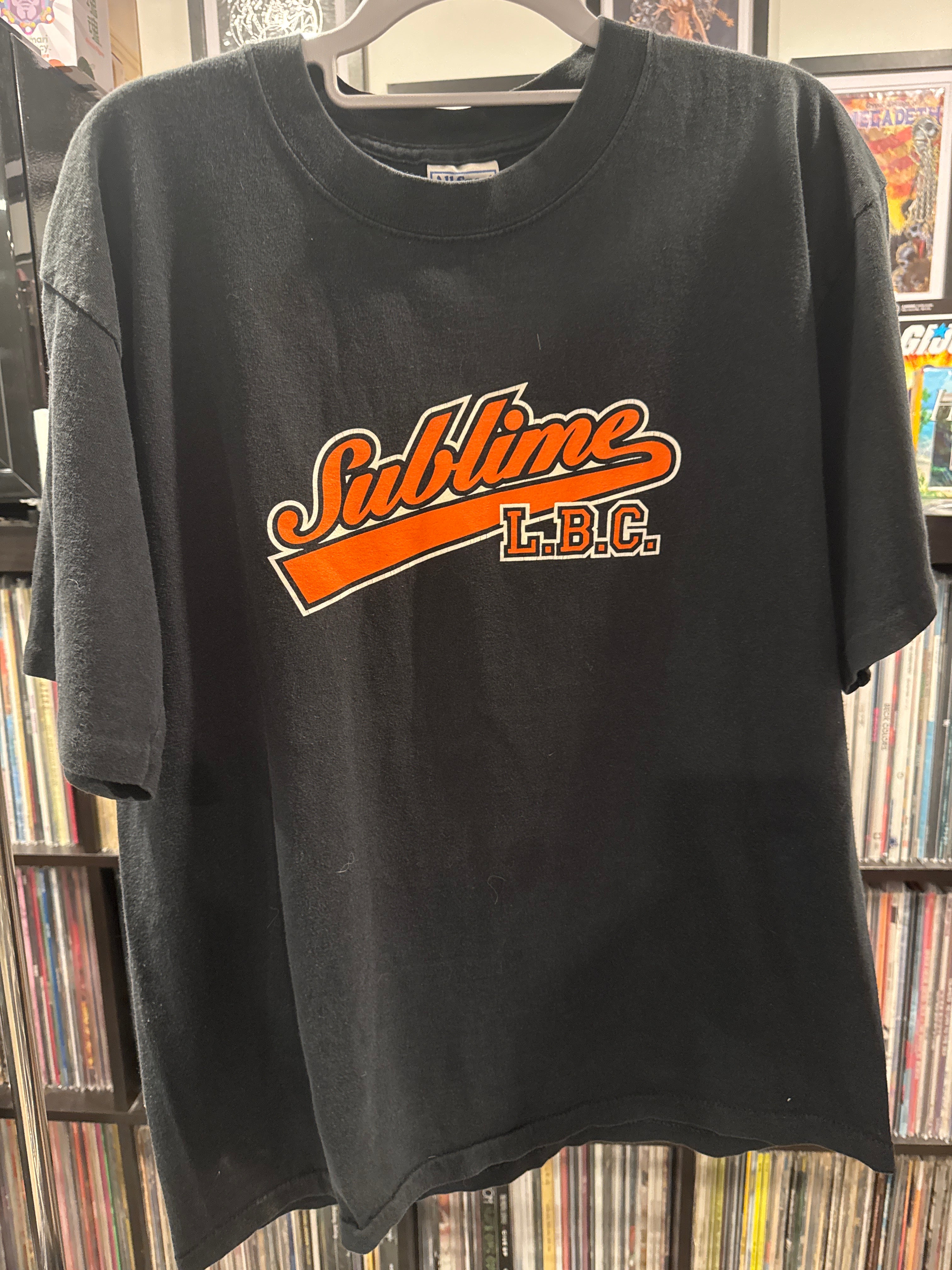 90s Sublime L All Sport L.B.C. Shirt Black Orange