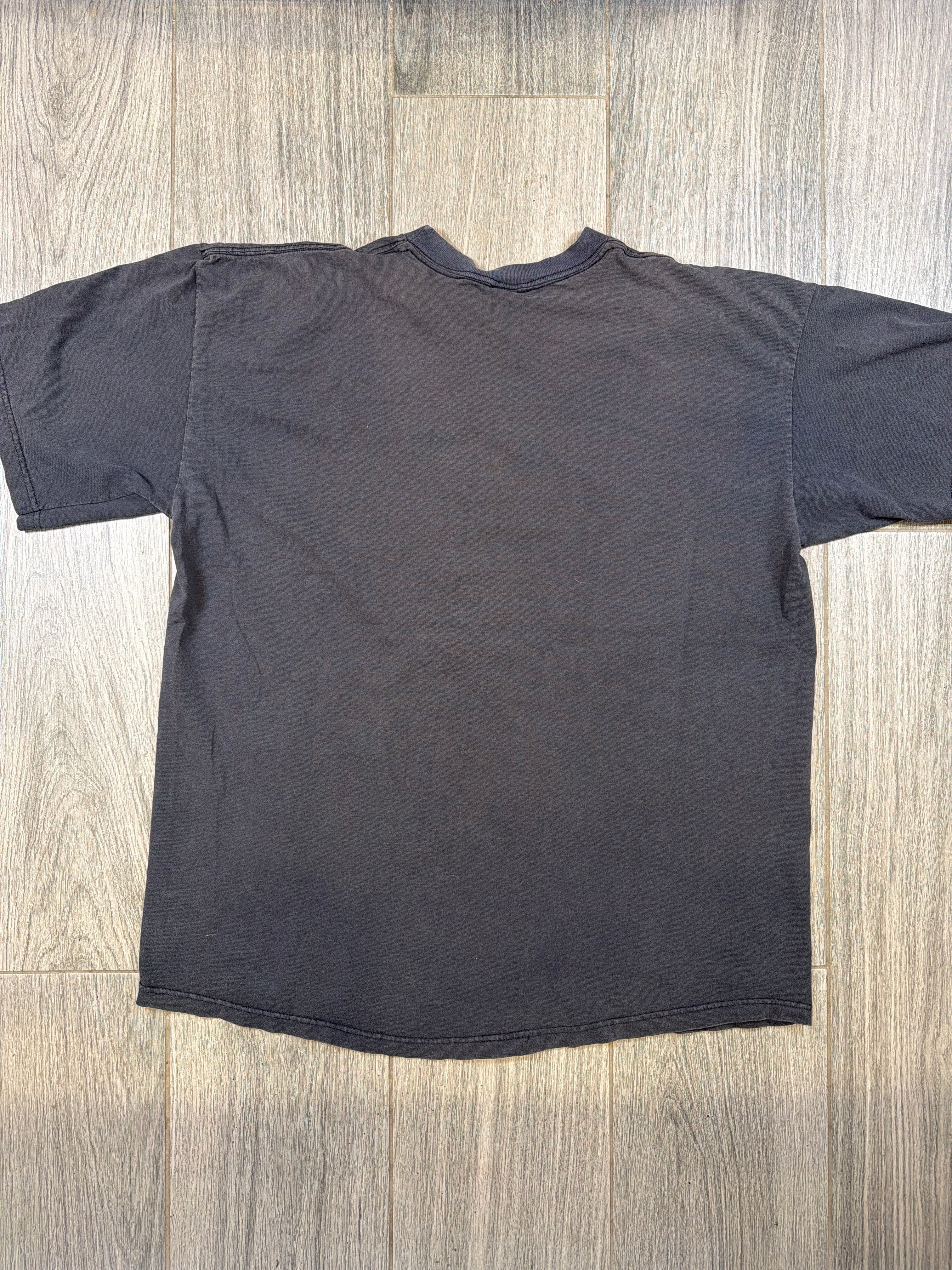 New York Buffalo Sabres NHL Hockey Faded Vintage Black T-Shirt XL