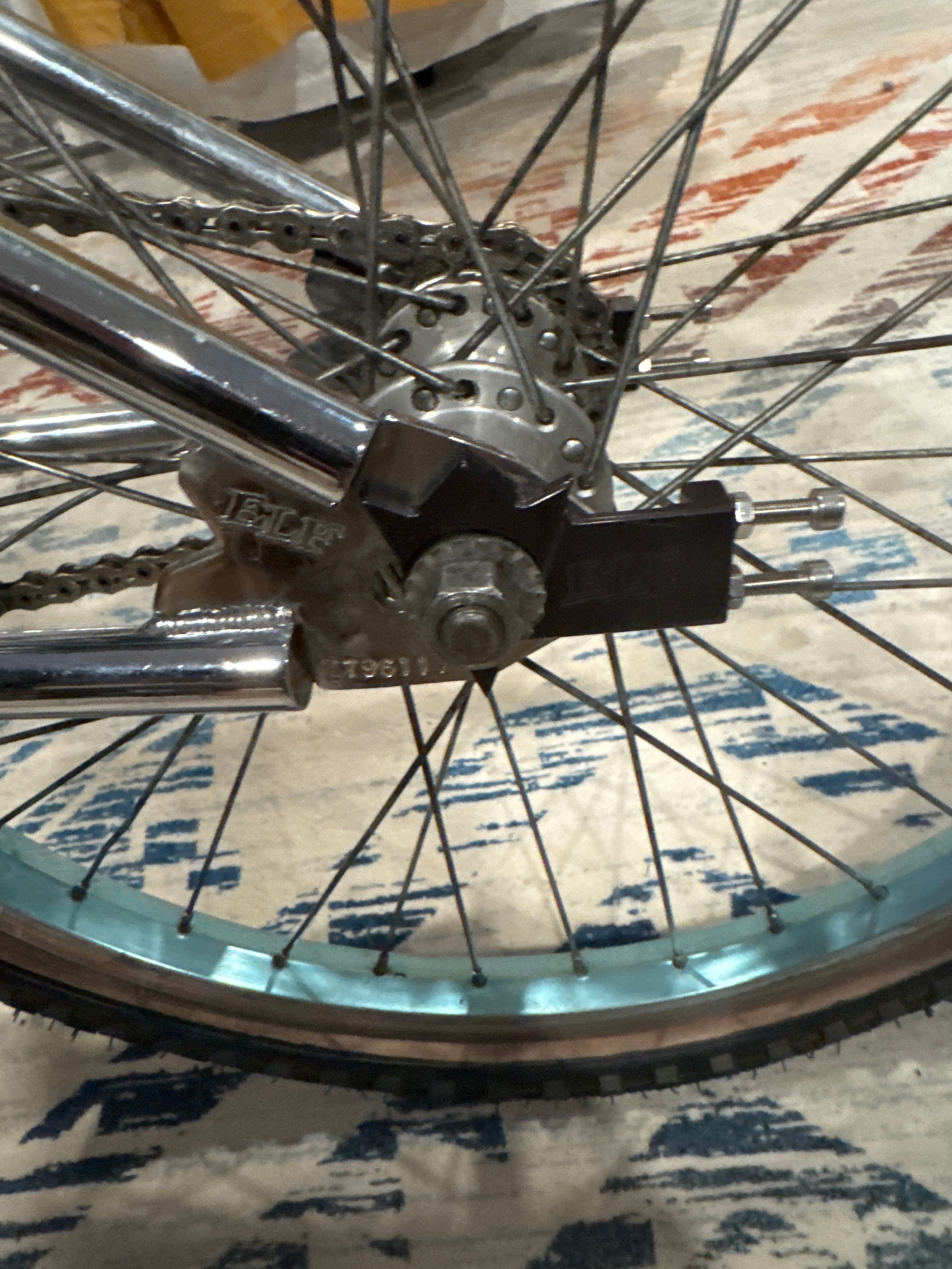 1996 ELF Z1 Vintage BMX bike Chrome/teal