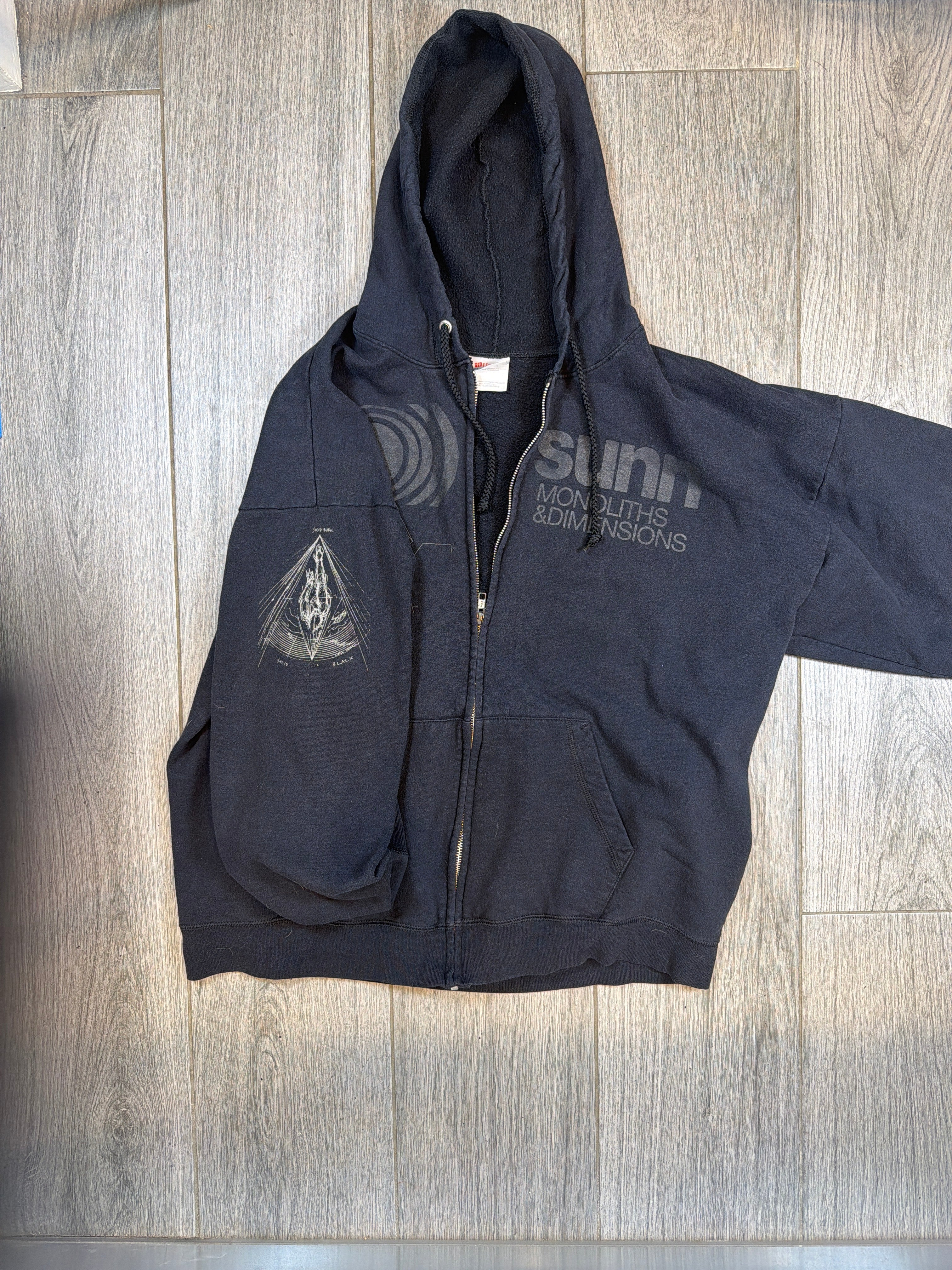 00s Sunn o))  Monoliths and Dimensions Black Hoodie XL