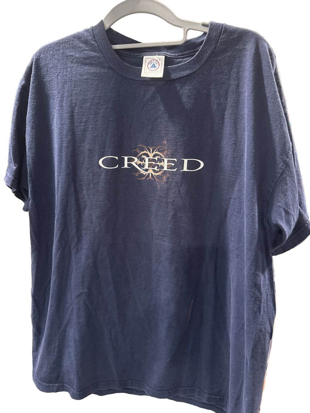 1999 Creed Human Clay Tour Delta Blue Shirt Large
