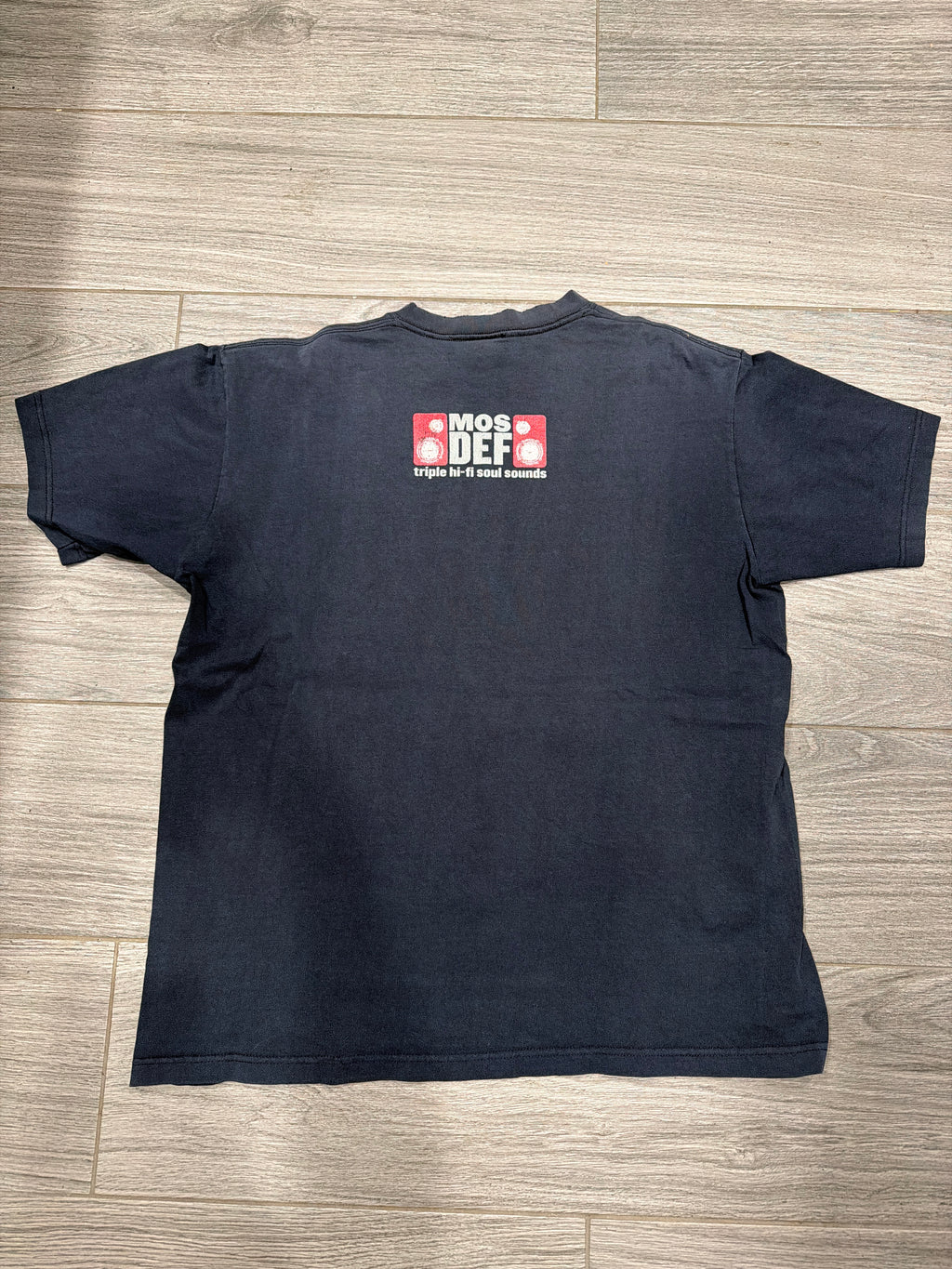 90s Mos Def Triple Five Soul 5 Rawkus Speaker Blue T-Shirt Medium