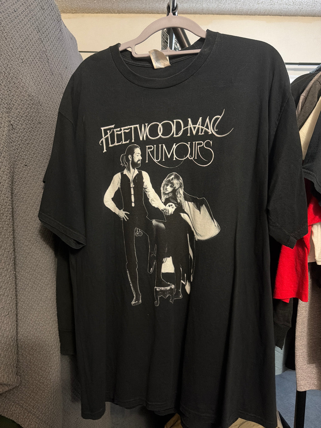Fleetwood Mac Rumors Album Cover Black T Shirt 2XL Nicks Buckingham