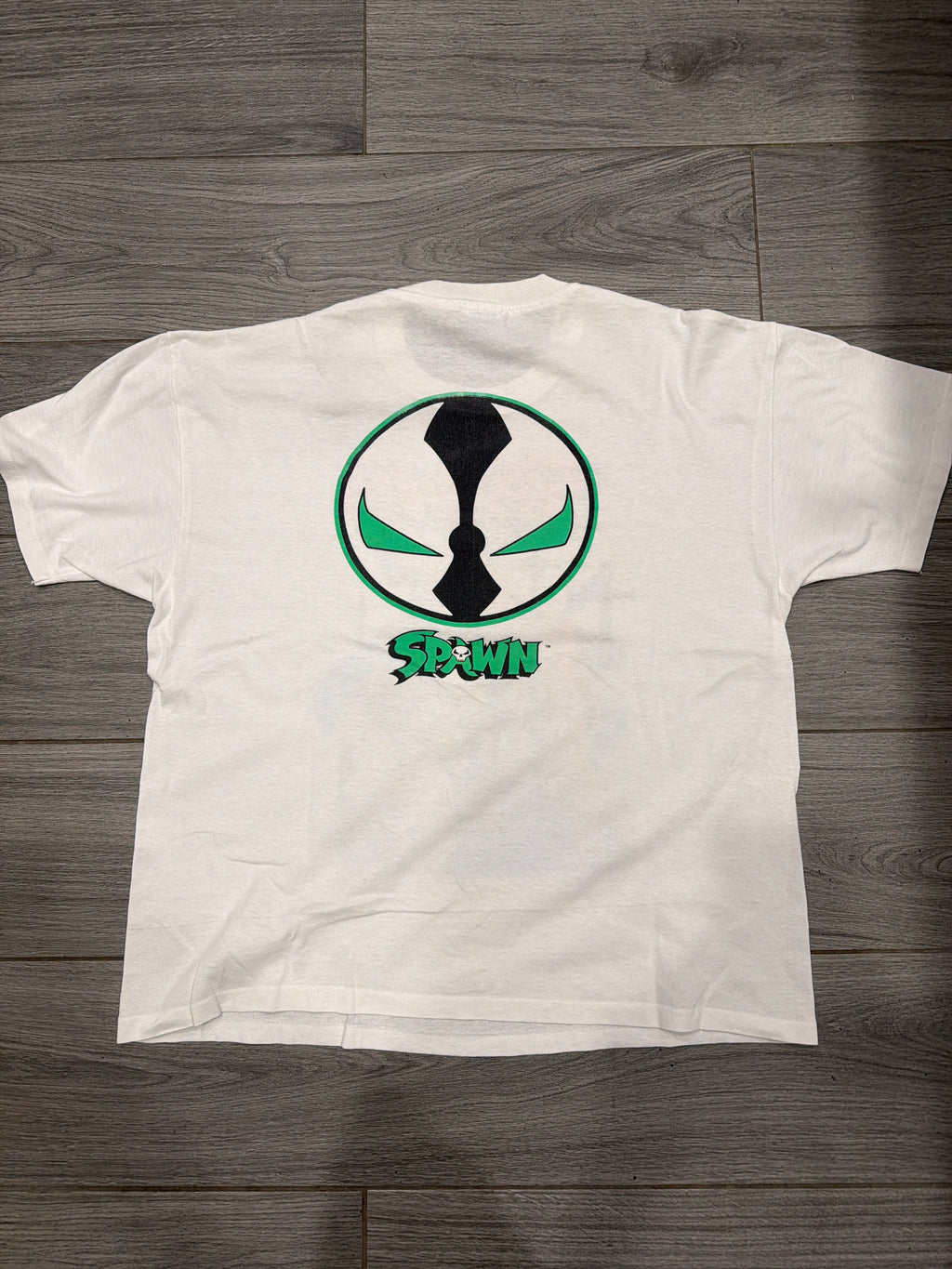 1993 Double Sided Spawn Vintage White T-Shirt XL McFarlane