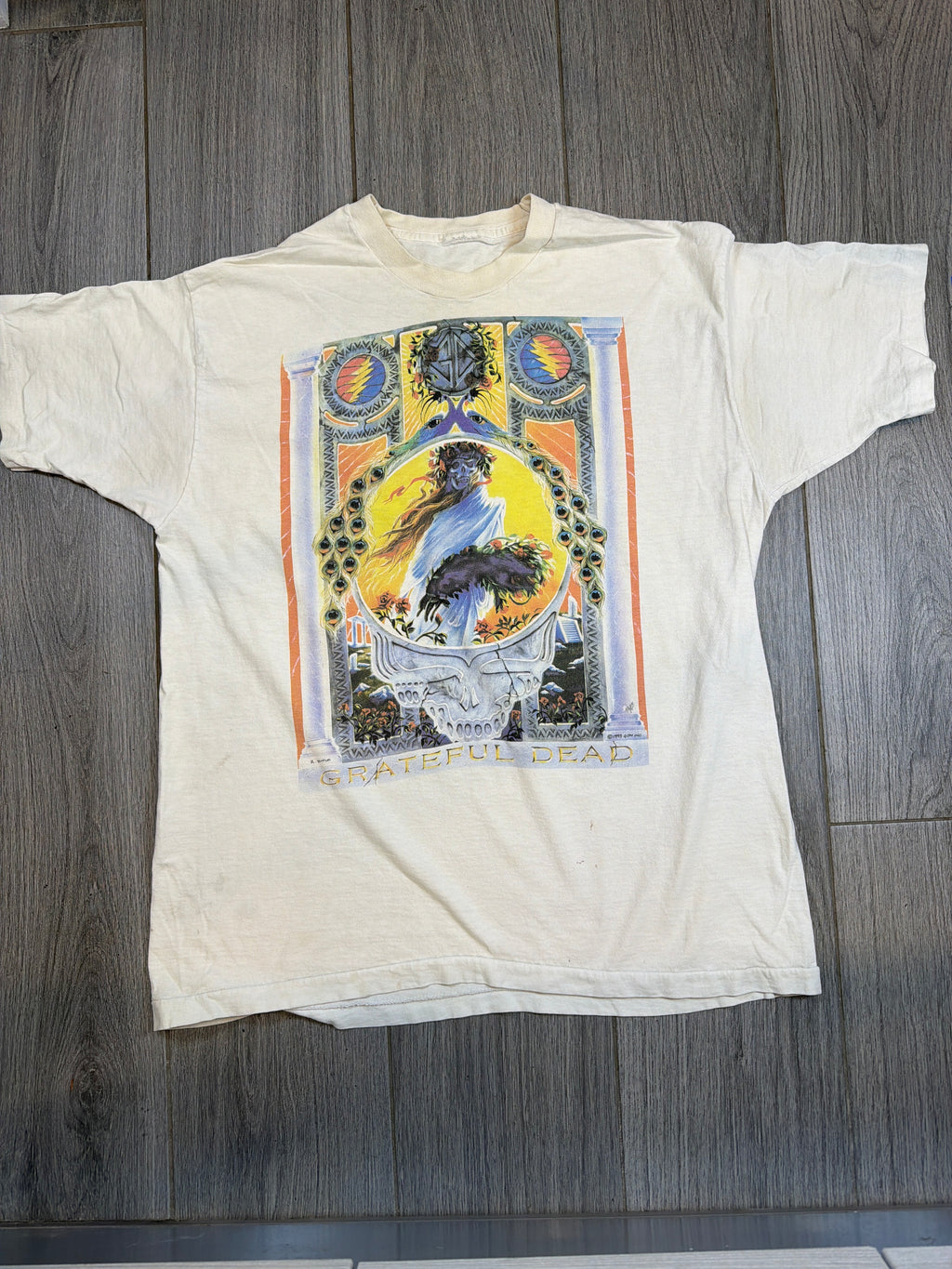 90s Grateful Dead 30th Anniversary White Final Tour T-Shirt XL