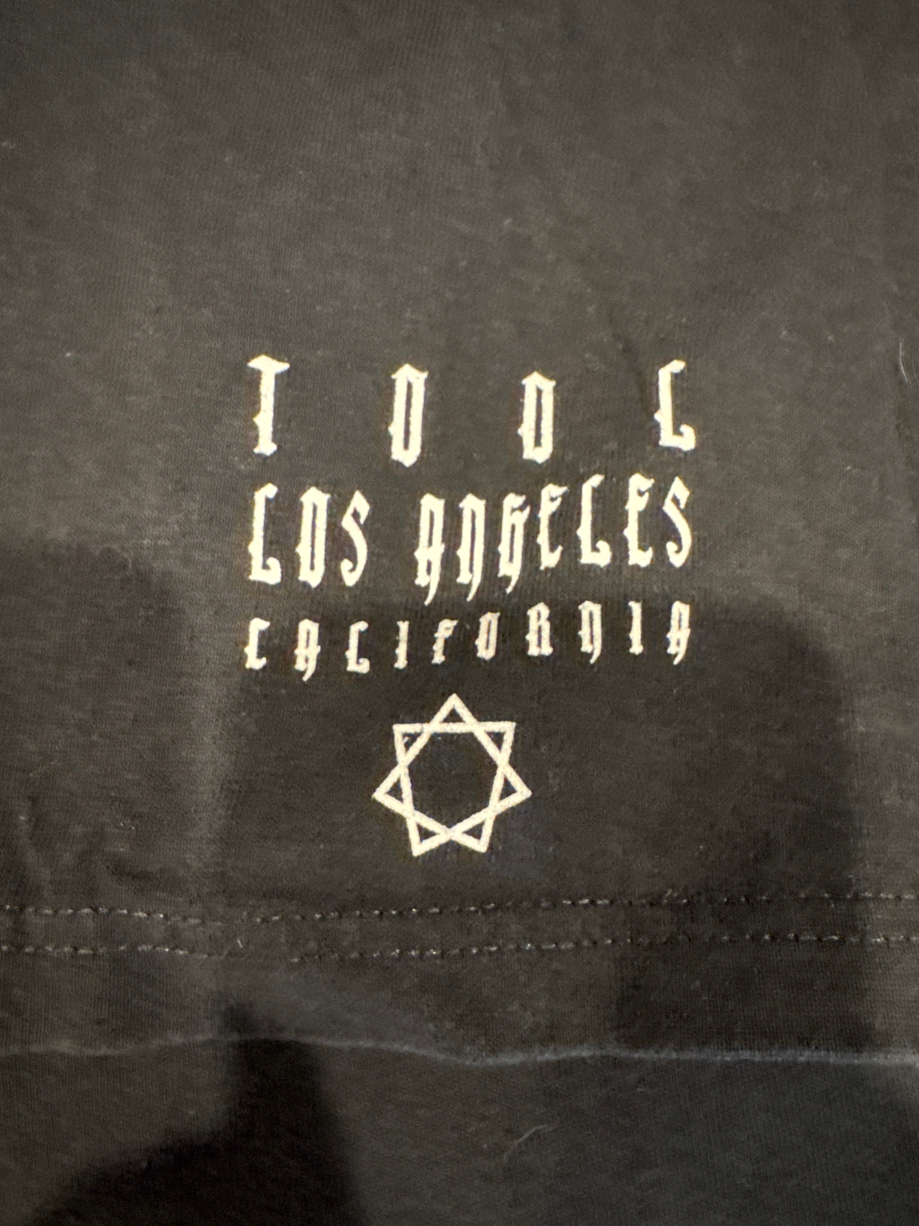 00er Jahre Tool Los Angeles Metal Band Schwarzes T-Shirt Large