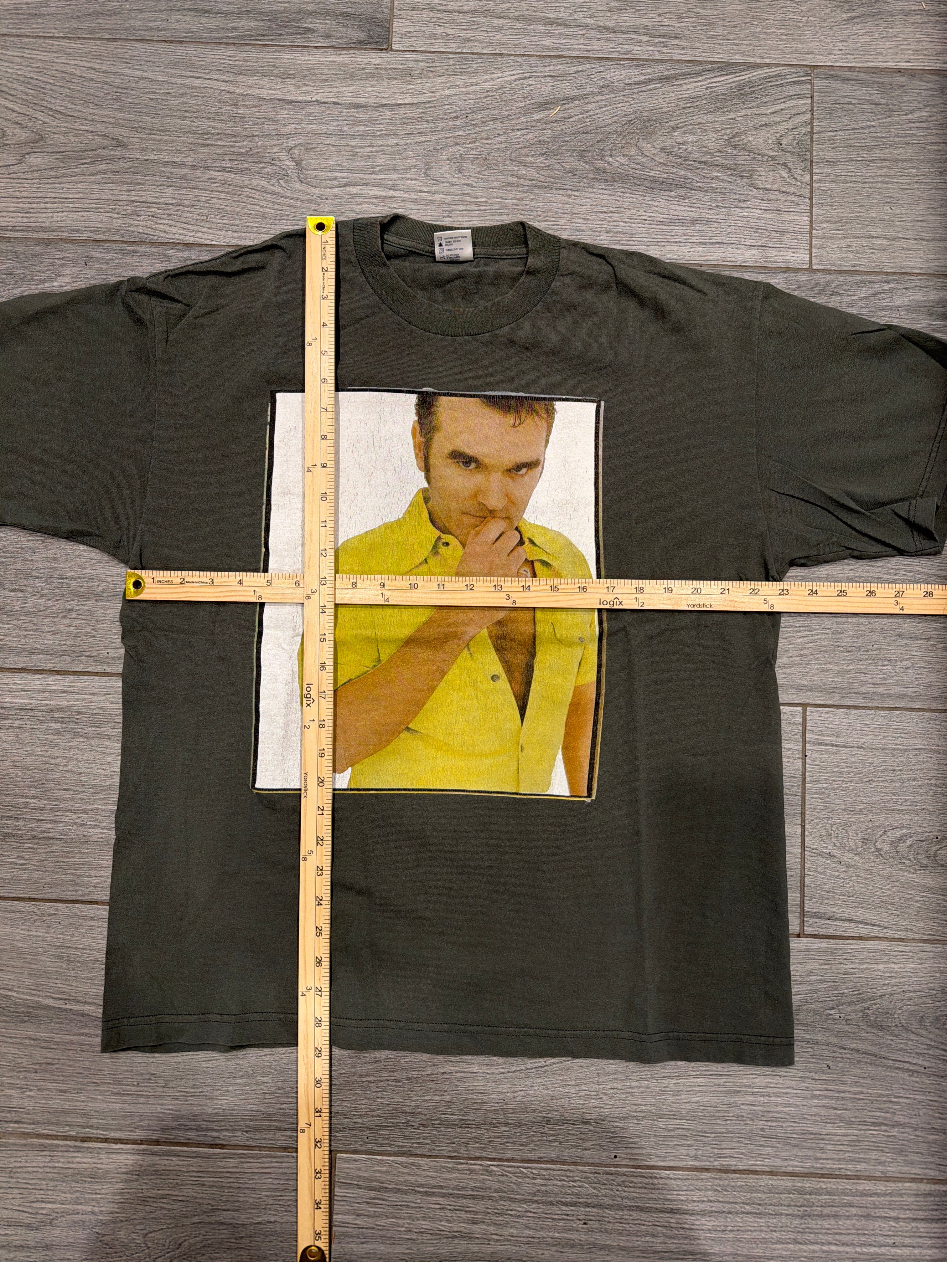 90s Morrissey Oye Esteban Tour Brown/Green T-Shirt Smiths XL