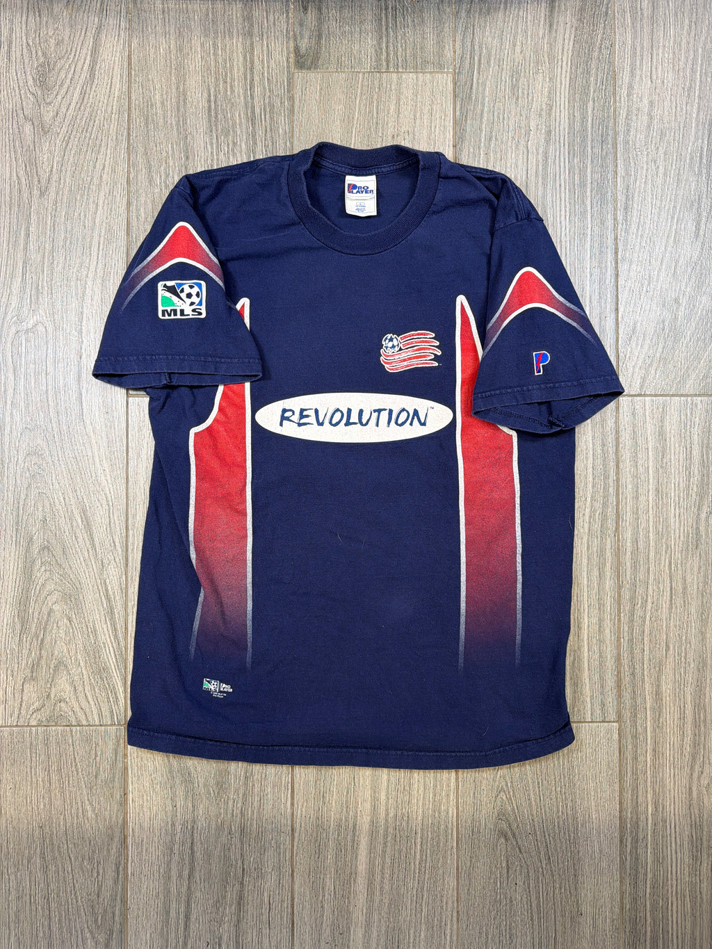 New England USA Iain Fraser Revolution Futball Soccer Pro Player Large
