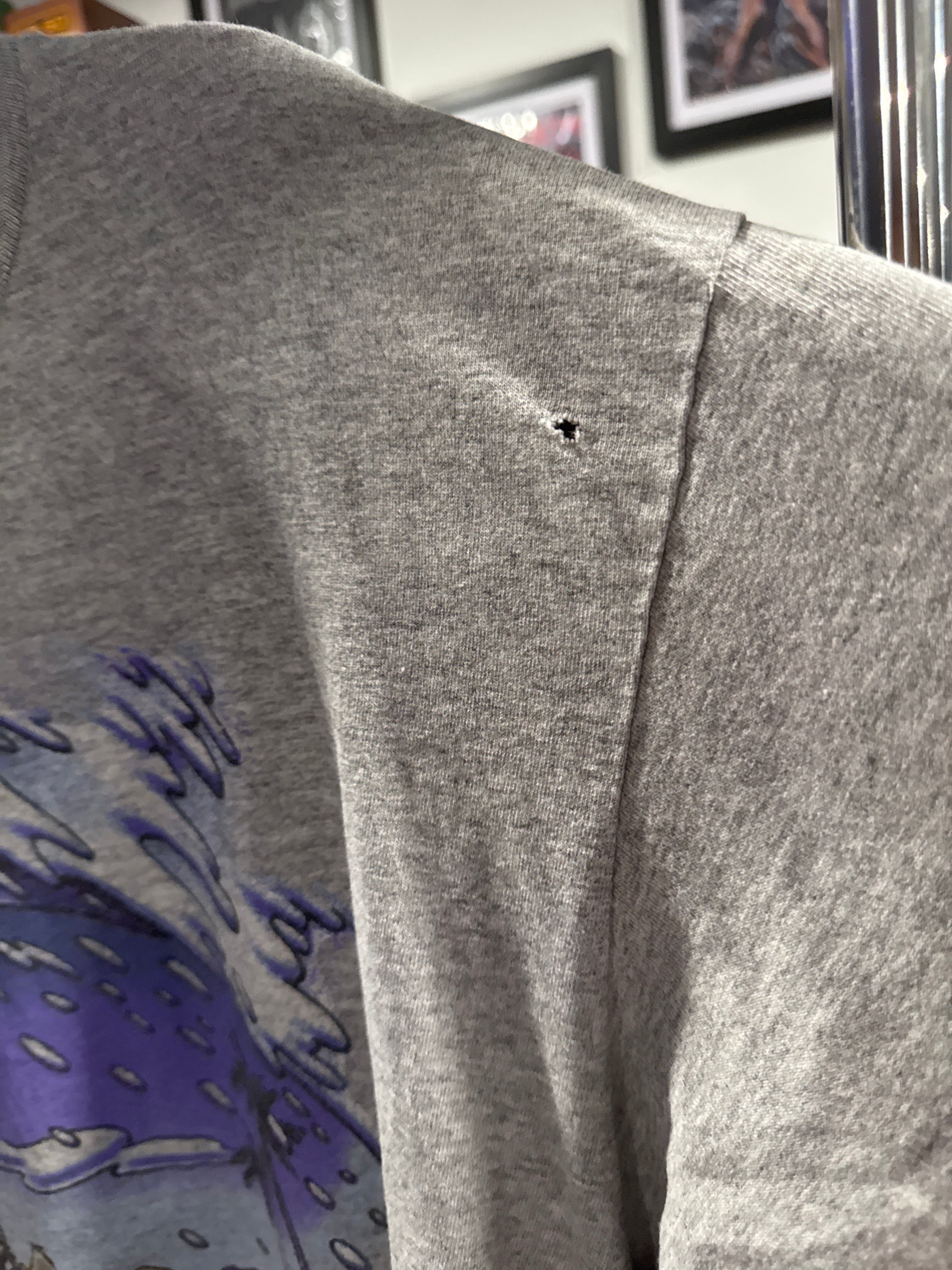 1997 Taz Surf Wave Looney Tunes XL Single Stitch Grey