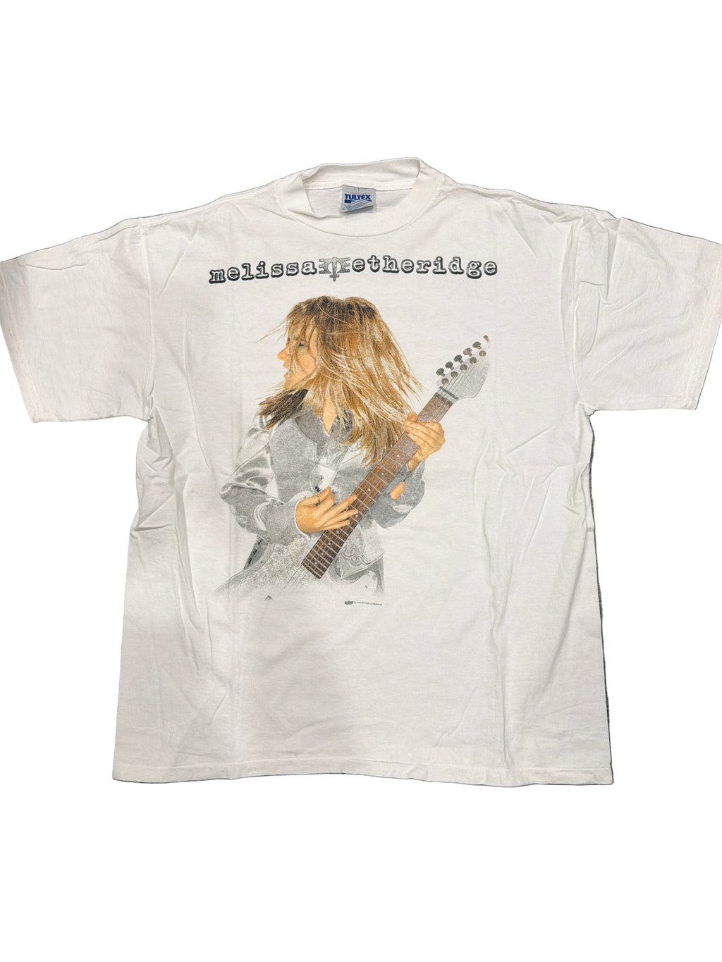 1996 Melissa Etheridge Your Little Secret Tour White T-Shirt Large