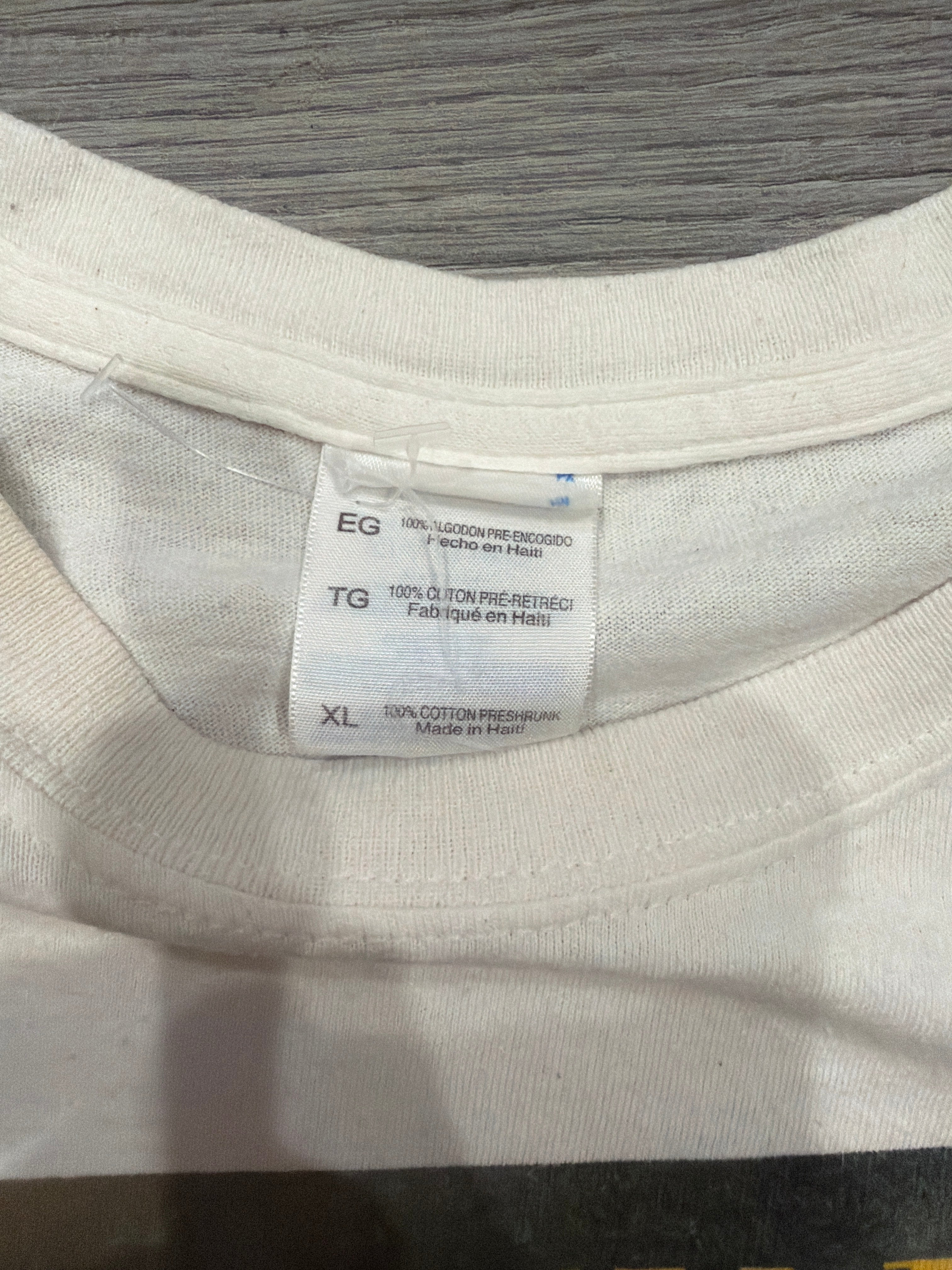 00s Nirvana Live at Reading Kurt Cobain Grohl White T-Shirt XL