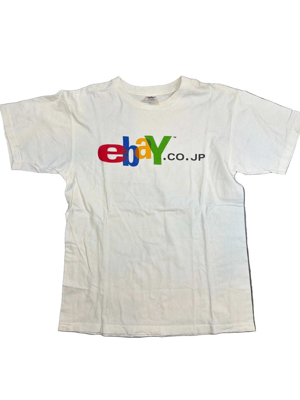 90s-00s Ebay Japan Promo White T-Shirt Large
