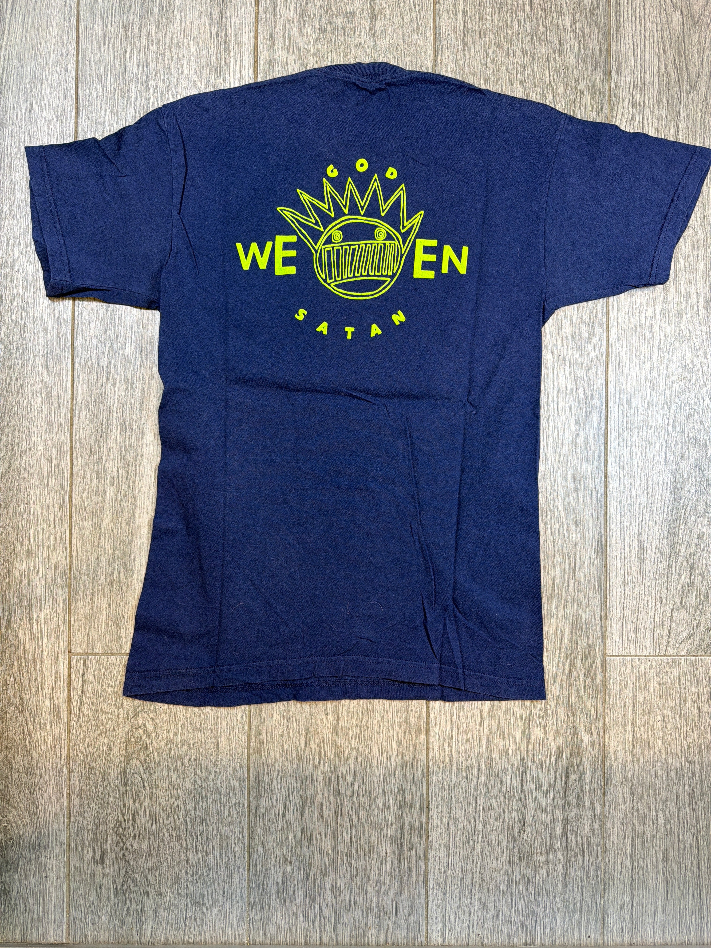 Ween God Ween Satan Oneness blaues T-Shirt M/L