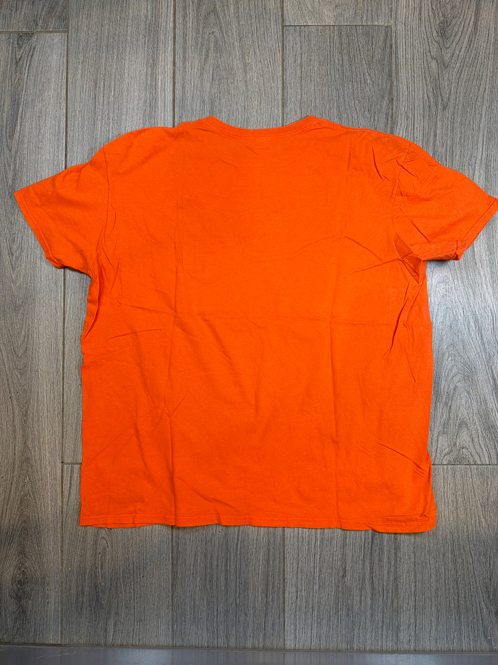 00s Johnny Bravo Cartoon Network Don't Touch The Hair Orange T-Shirt XL